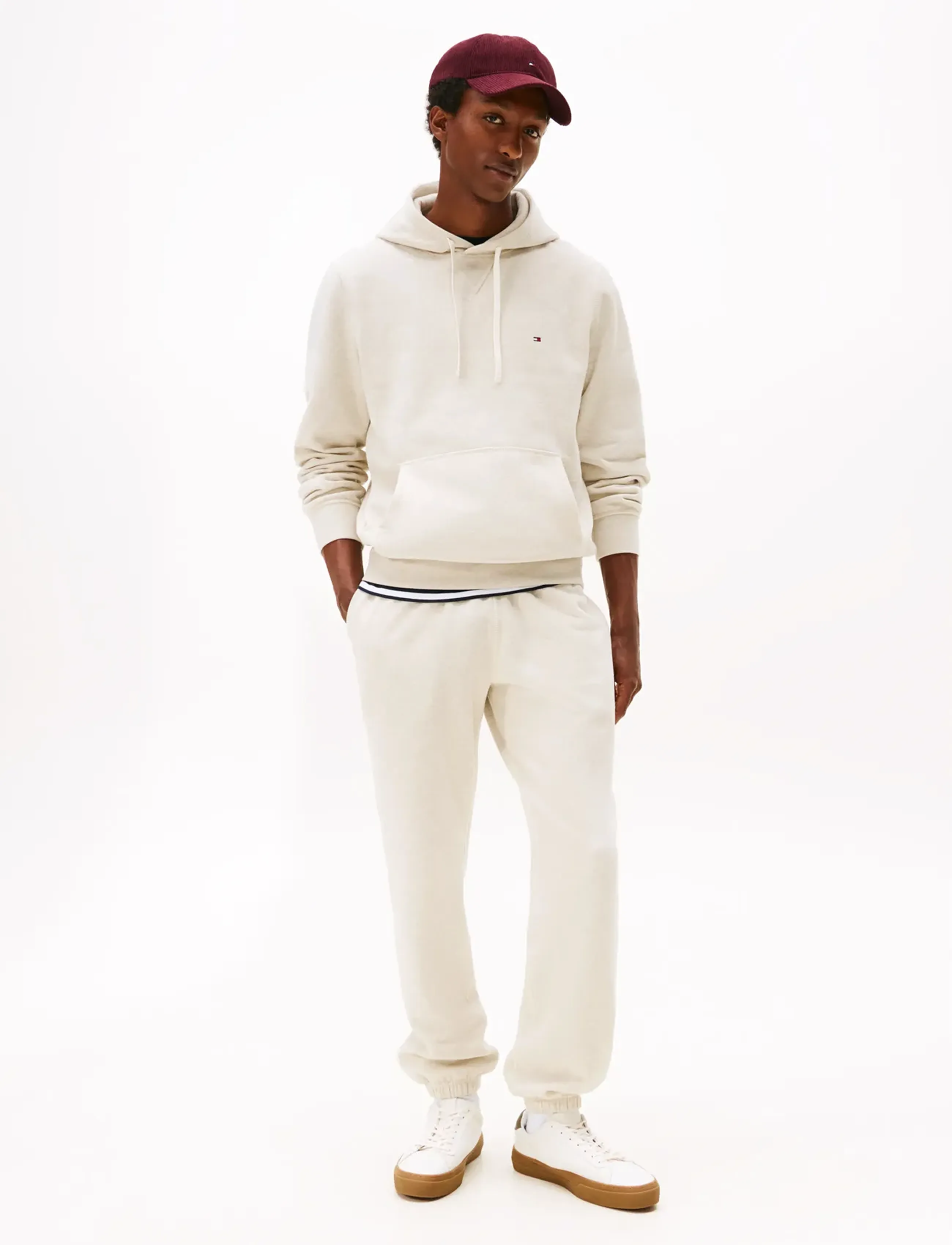 Tommy Hilfiger - ESS SEASONAL FLEECE HOODY - hættetrøjer - heathered oatmilk - 3