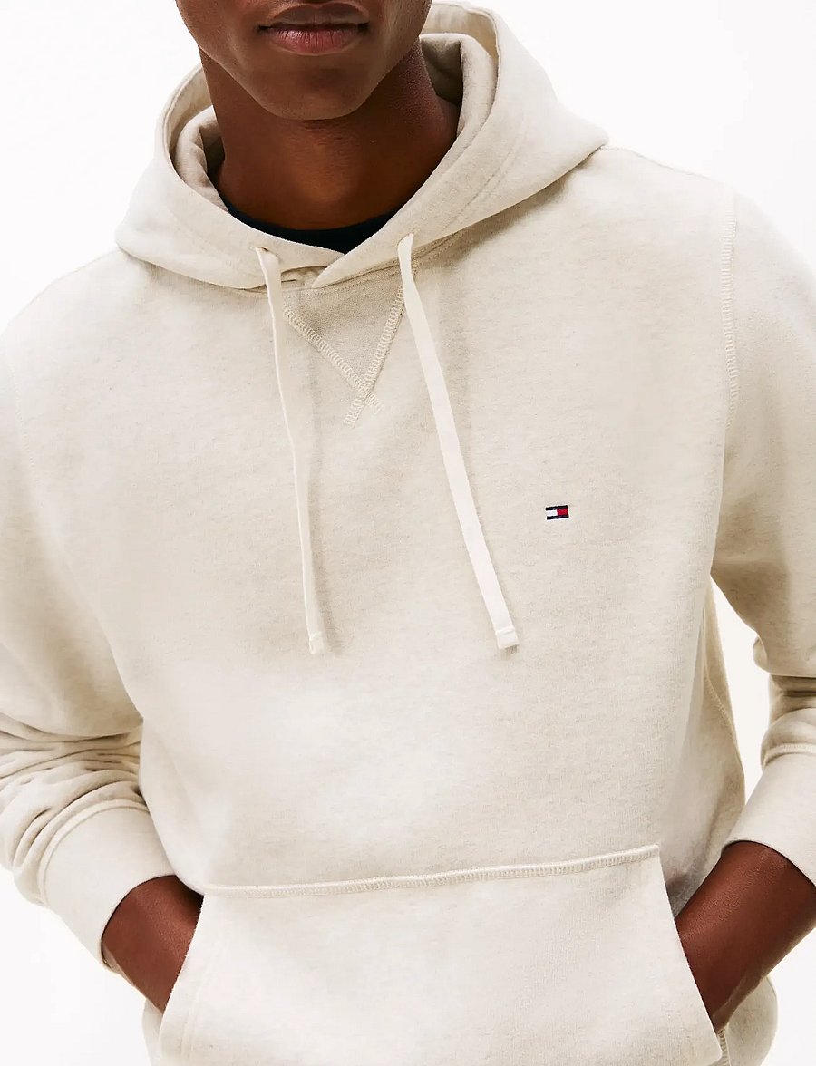 Tommy Hilfiger - ESS SEASONAL FLEECE HOODY - kapuzenpullover - heathered oatmilk - 5