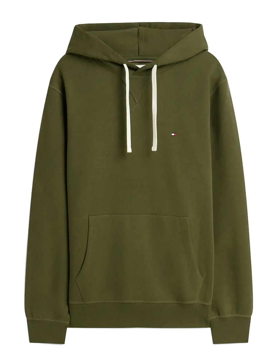 Tommy Hilfiger - ESS SEASONAL FLEECE HOODY - hoodies - huntsman green - 1