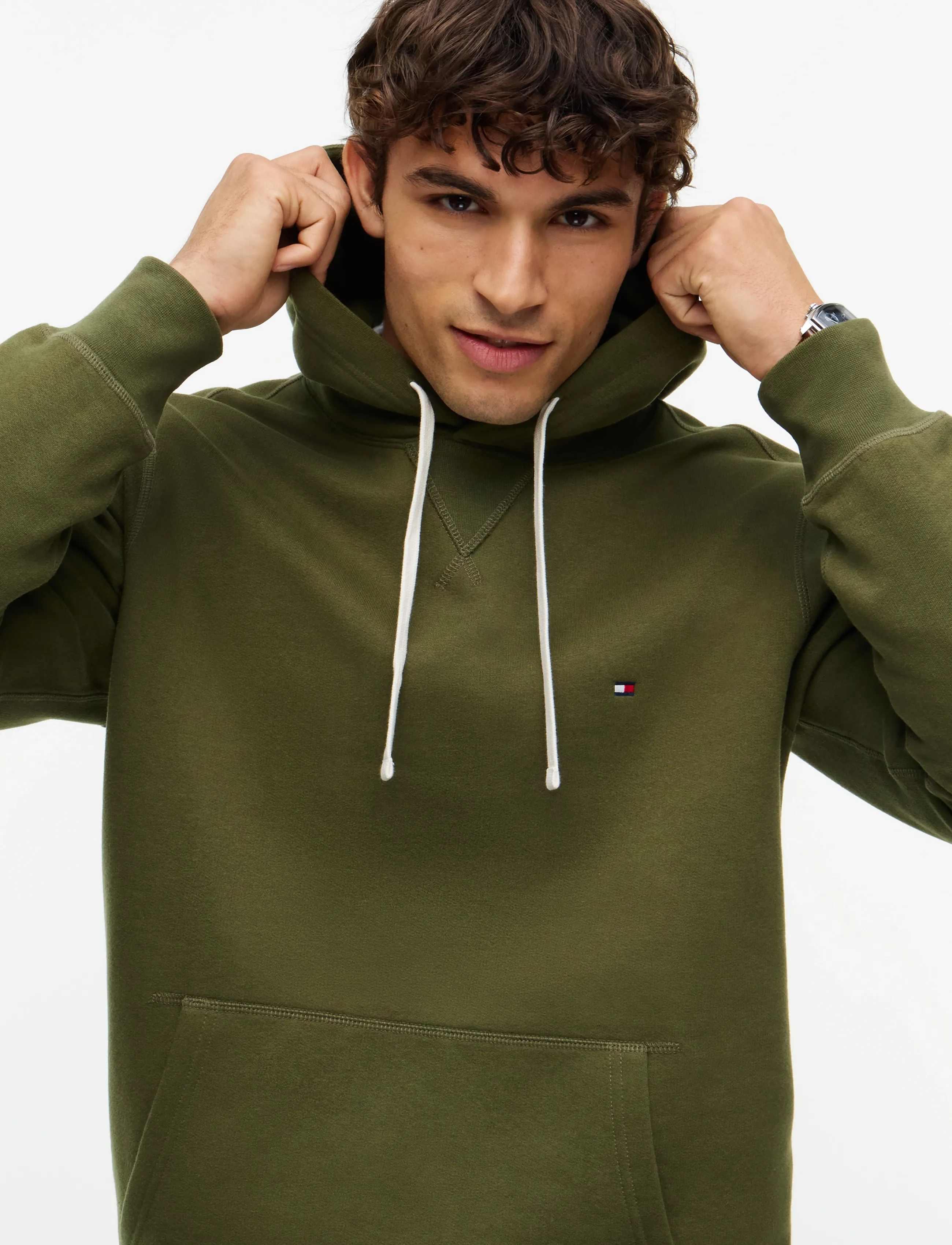 Tommy Hilfiger - ESS SEASONAL FLEECE HOODY - hoodies - huntsman green - 3