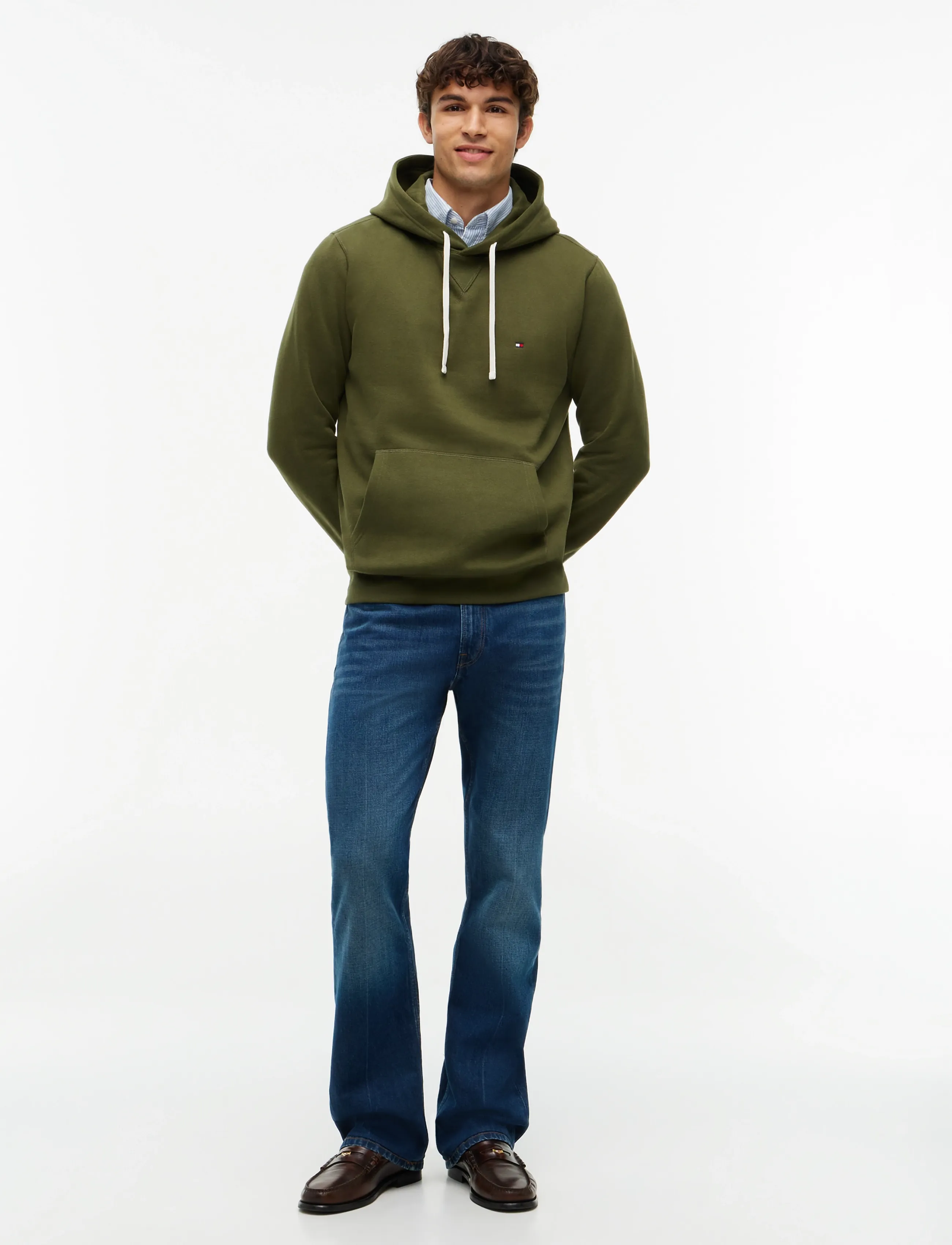 Tommy Hilfiger - ESS SEASONAL FLEECE HOODY - hoodies - huntsman green - 4