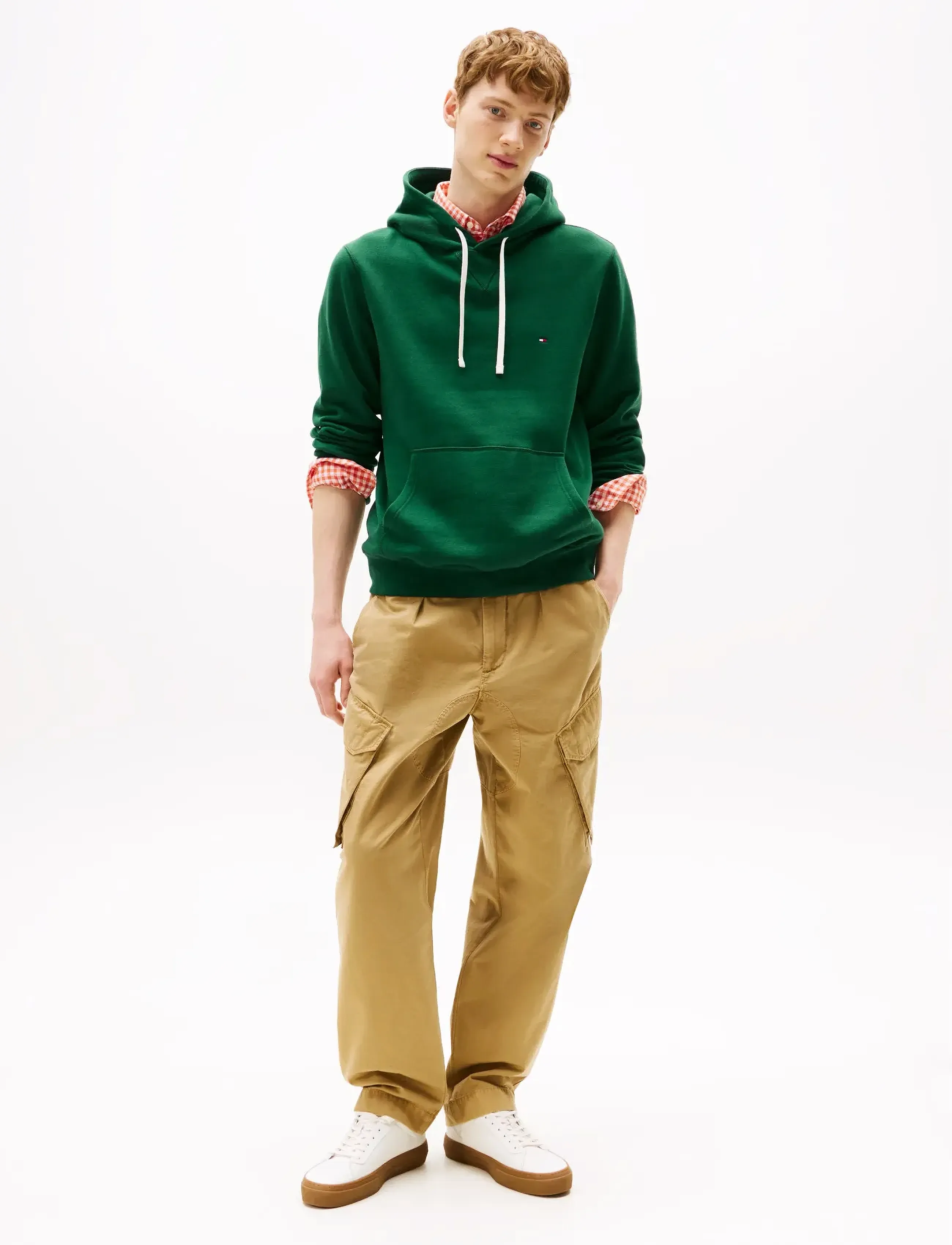 Tommy Hilfiger - ESS SEASONAL FLEECE HOODY - hættetrøjer - ornamental green - 2