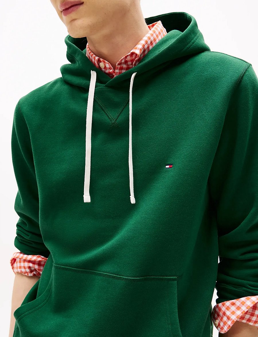 Tommy Hilfiger - ESS SEASONAL FLEECE HOODY - kapuzenpullover - ornamental green - 4