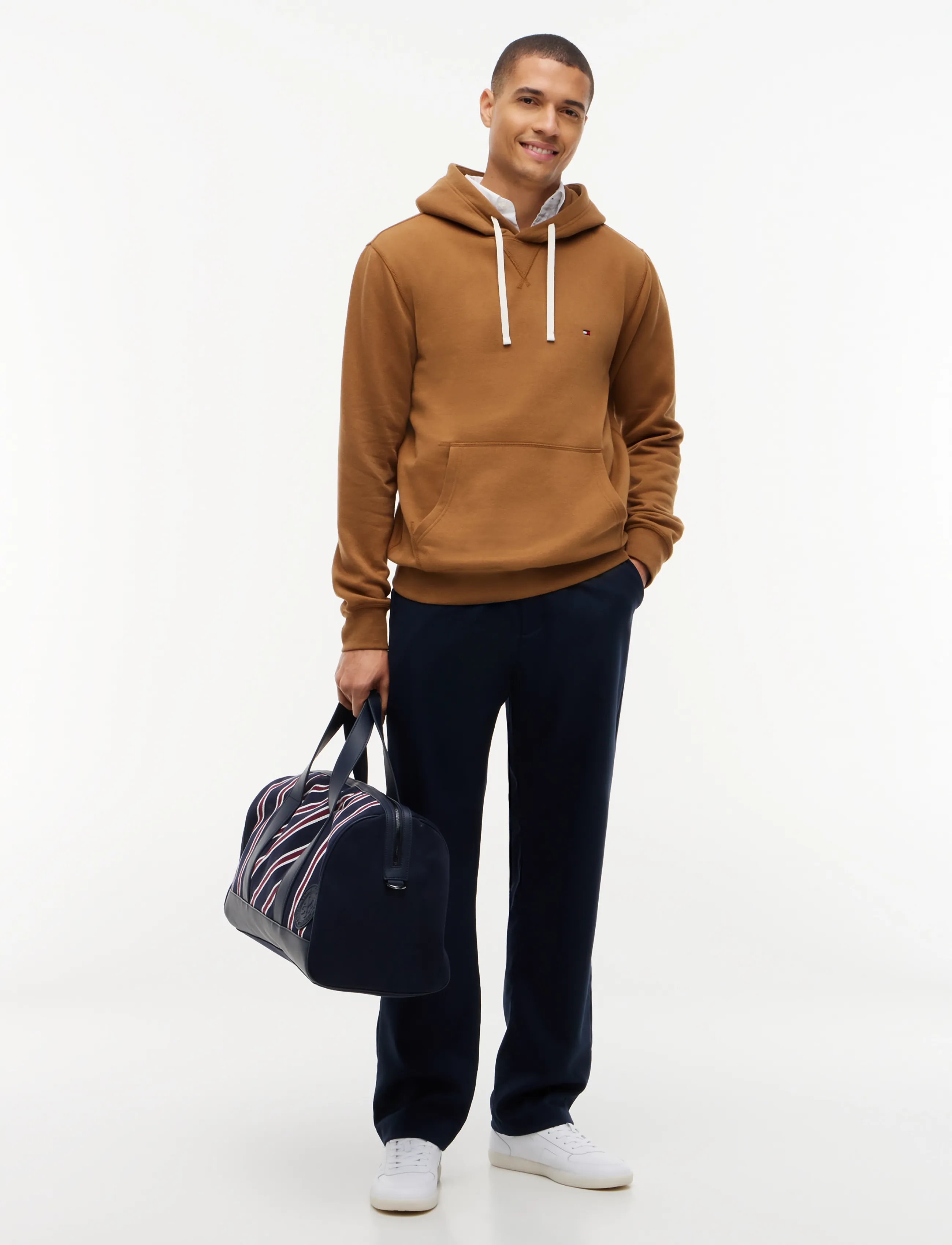 Tommy Hilfiger - ESS SEASONAL FLEECE HOODY - hoodies - timeless tawny - 4