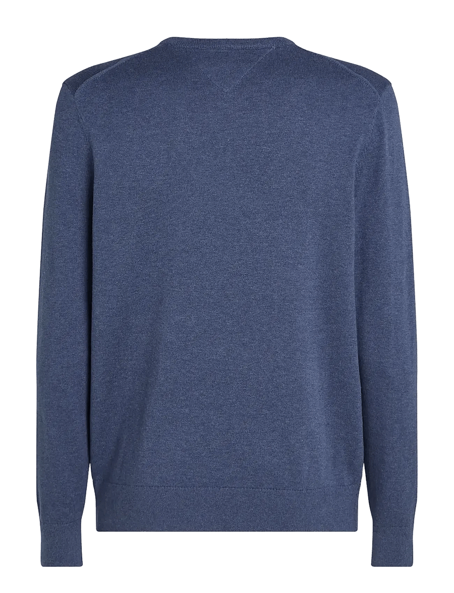 Tommy Hilfiger - ESSENTIAL SSNL COTTON CREW NECK - rundhals - aegean sea heather - 2