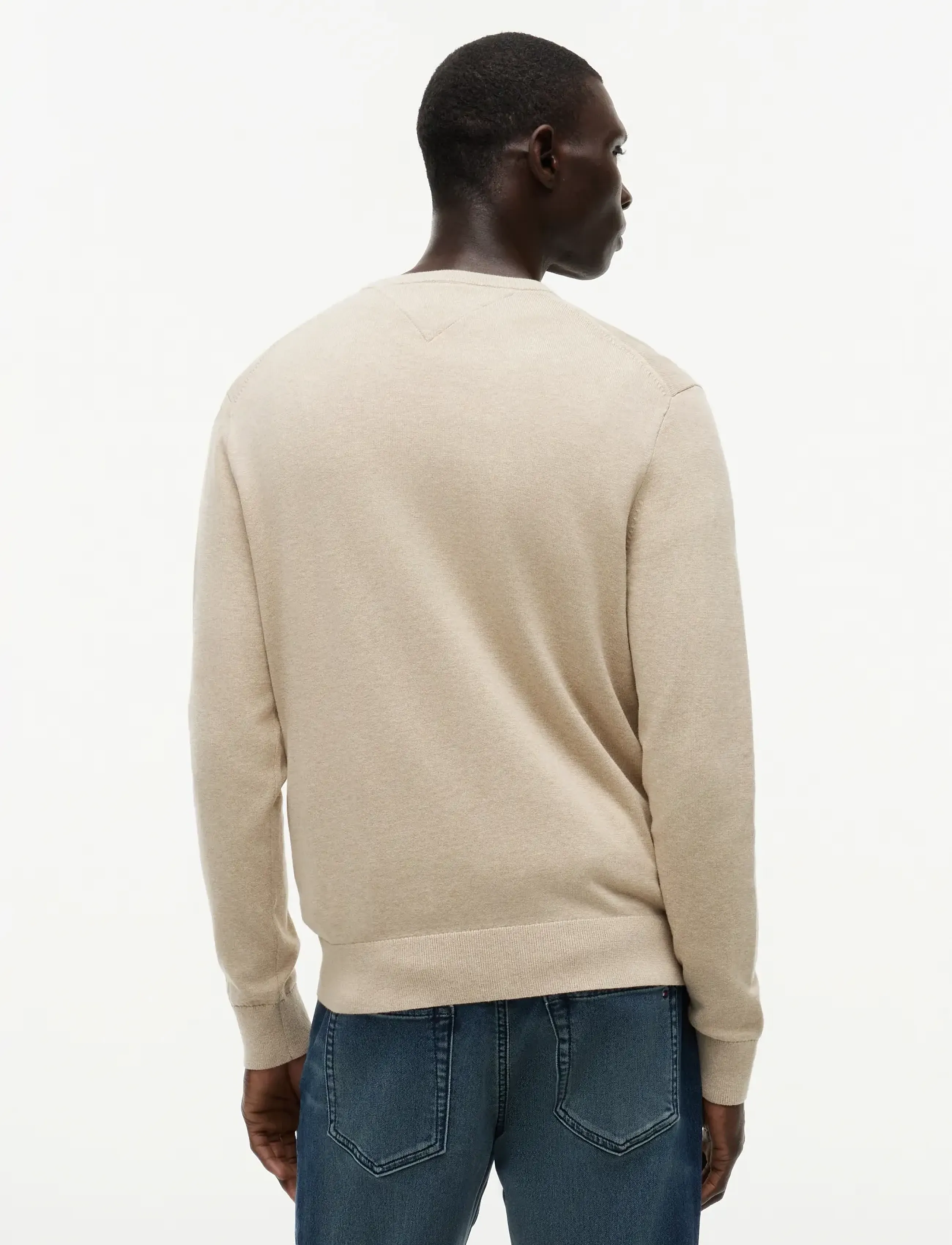 Tommy Hilfiger - ESSENTIAL SSNL COTTON CREW NECK - rundhalsad - batique khaki heather - 2