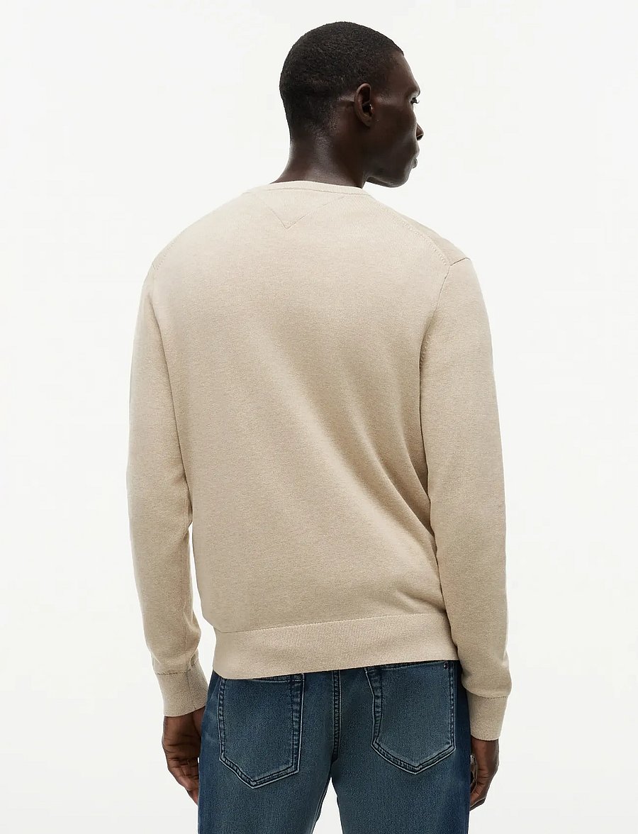Tommy Hilfiger - ESSENTIAL SSNL COTTON CREW NECK - rundhals - batique khaki heather - 2