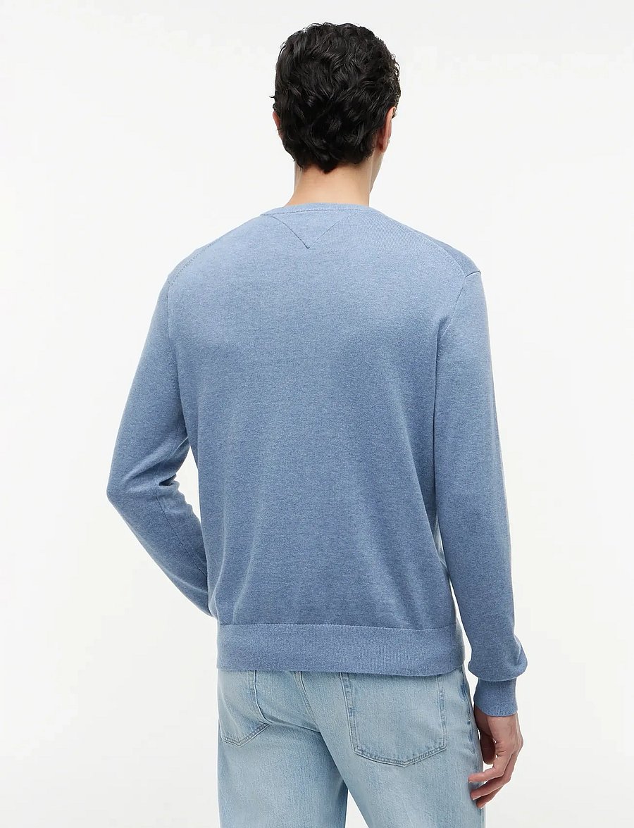 Tommy Hilfiger - ESSENTIAL SSNL COTTON CREW NECK - rundhals - brisk blue heather - 2