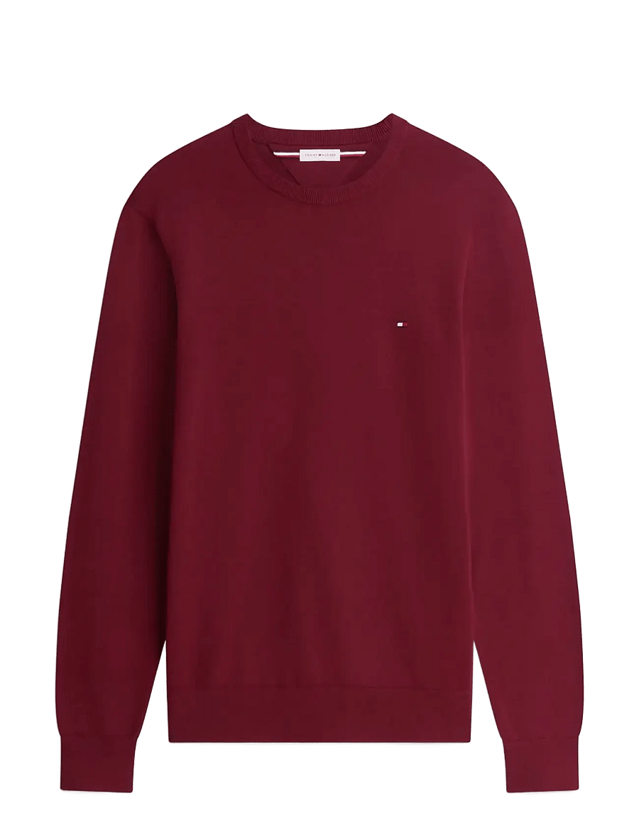 Tommy Hilfiger - ESSENTIAL SSNL COTTON CREW NECK - rundhals - burgundy - 1
