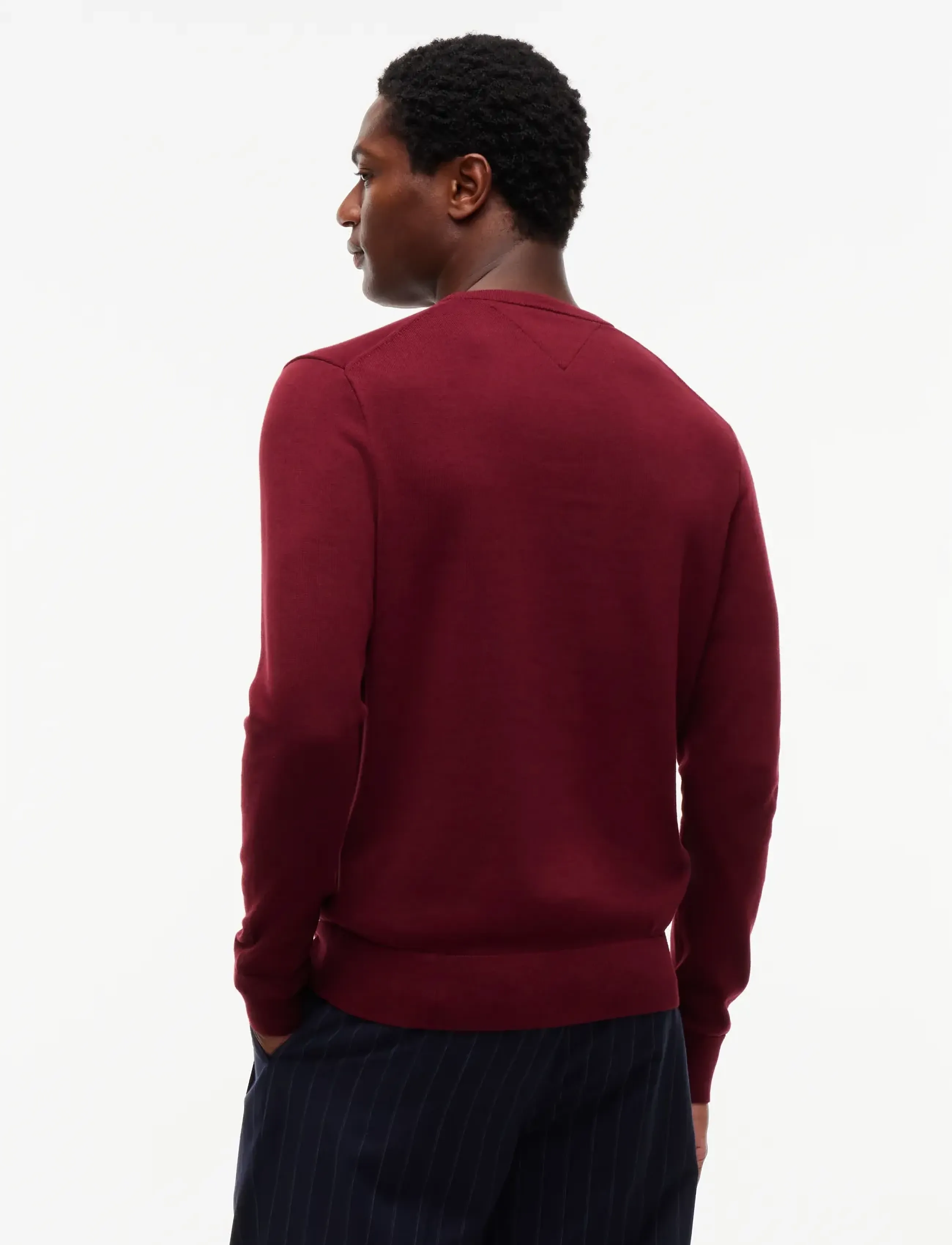 Tommy Hilfiger - ESSENTIAL SSNL COTTON CREW NECK - rundhals - burgundy - 2