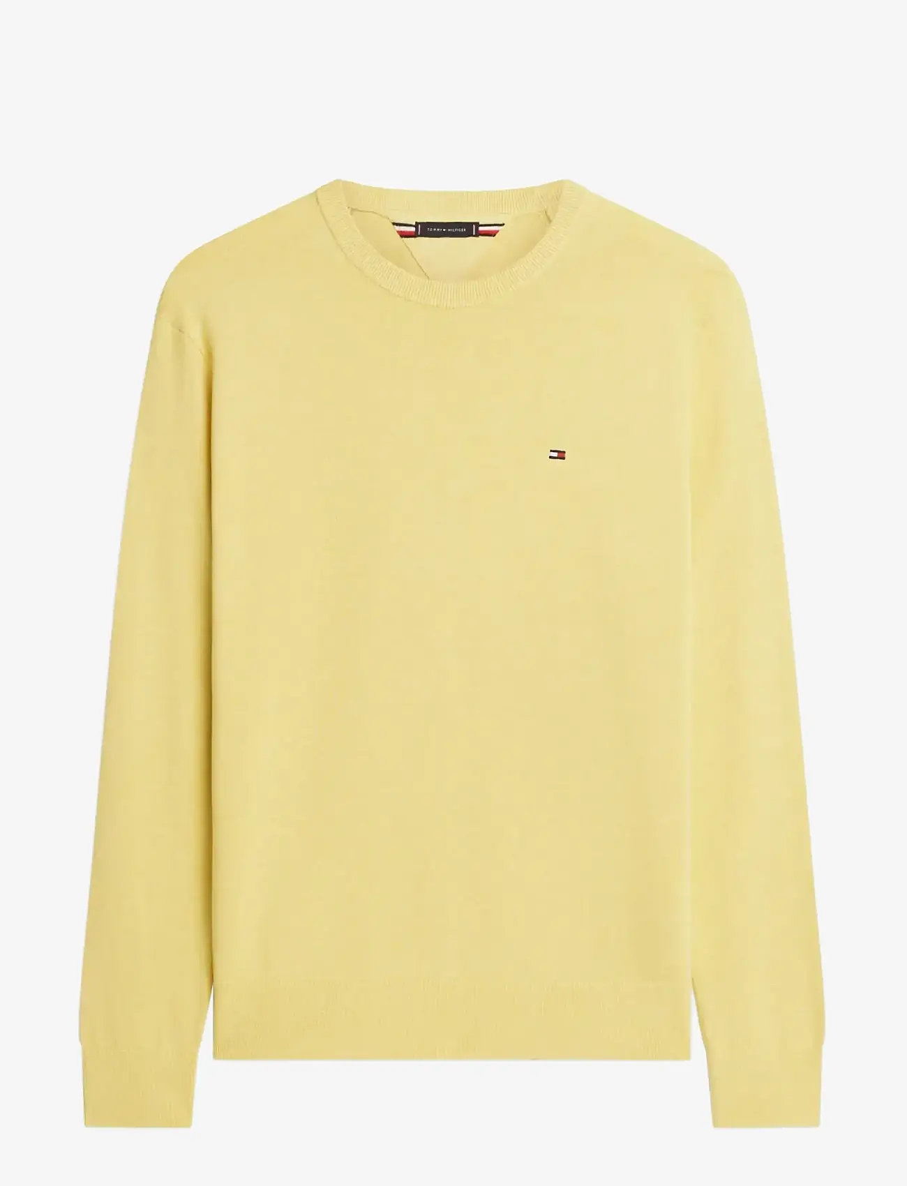 Tommy Hilfiger - ESSENTIAL SSNL COTTON CREW NECK - rund hals - citronella heather - 1
