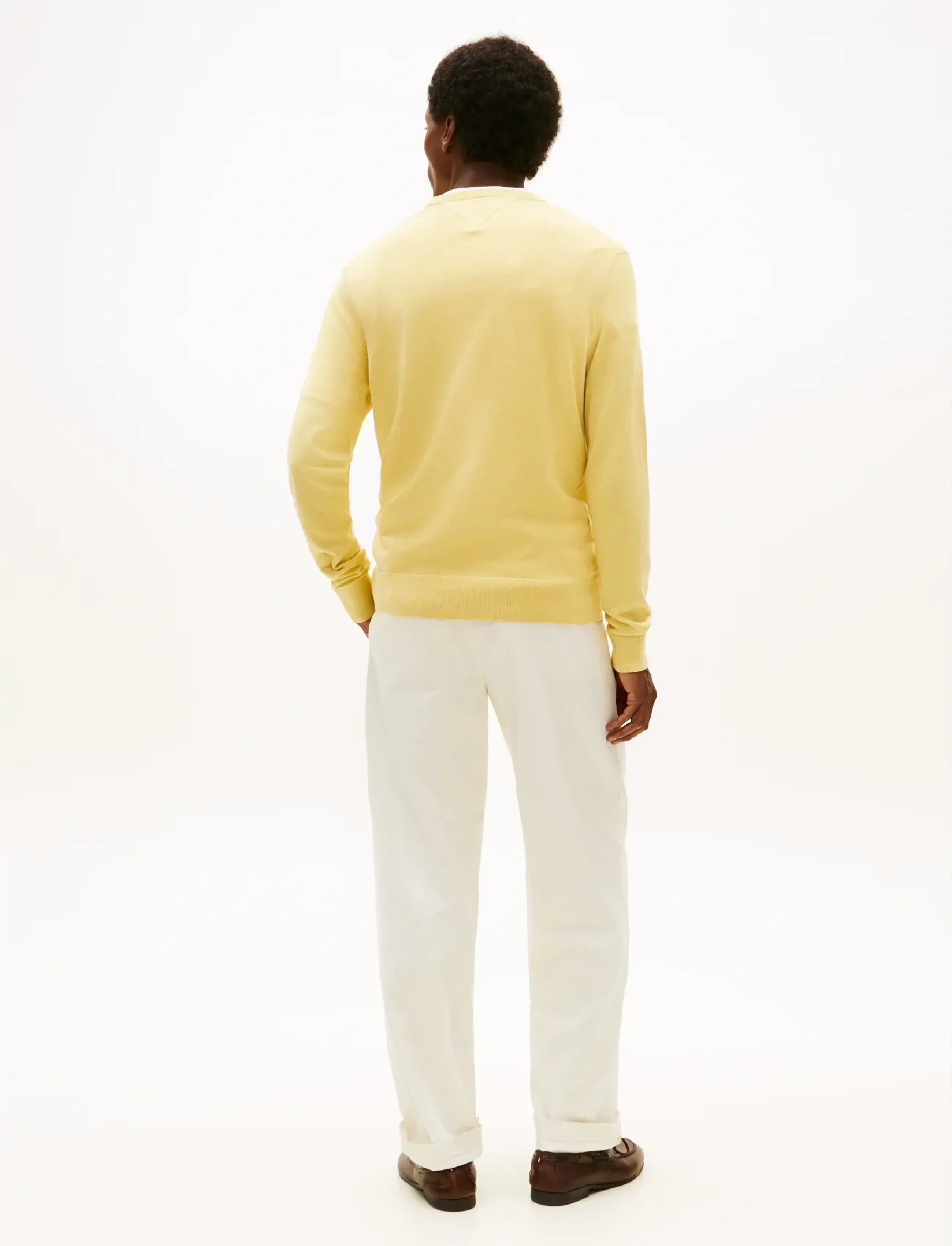 Tommy Hilfiger - ESSENTIAL SSNL COTTON CREW NECK - round necks - citronella heather - 2