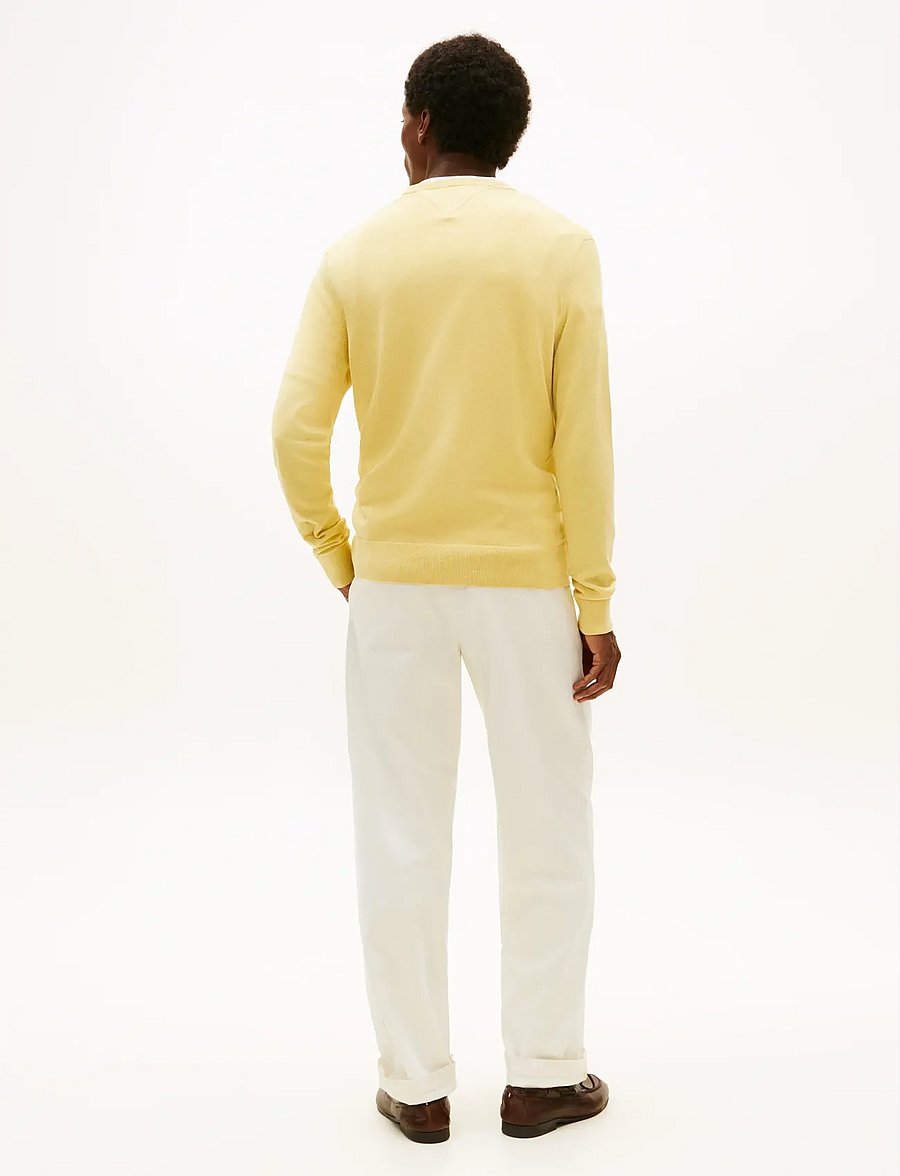 Tommy Hilfiger - ESSENTIAL SSNL COTTON CREW NECK - rundhals - citronella heather - 2