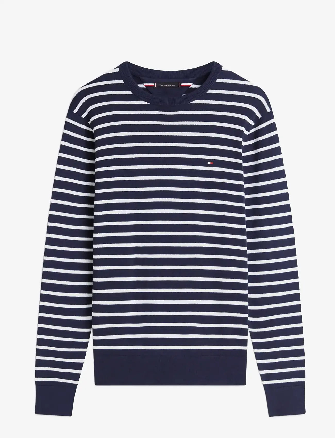 Tommy Hilfiger - ESSENTIAL SSNL COTTON CREW NECK - rundhalsad - desert sky ivory petal - 1