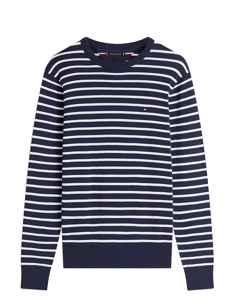 Tommy Hilfiger - ESSENTIAL SSNL COTTON CREW NECK - rundhals - desert sky ivory petal - 1