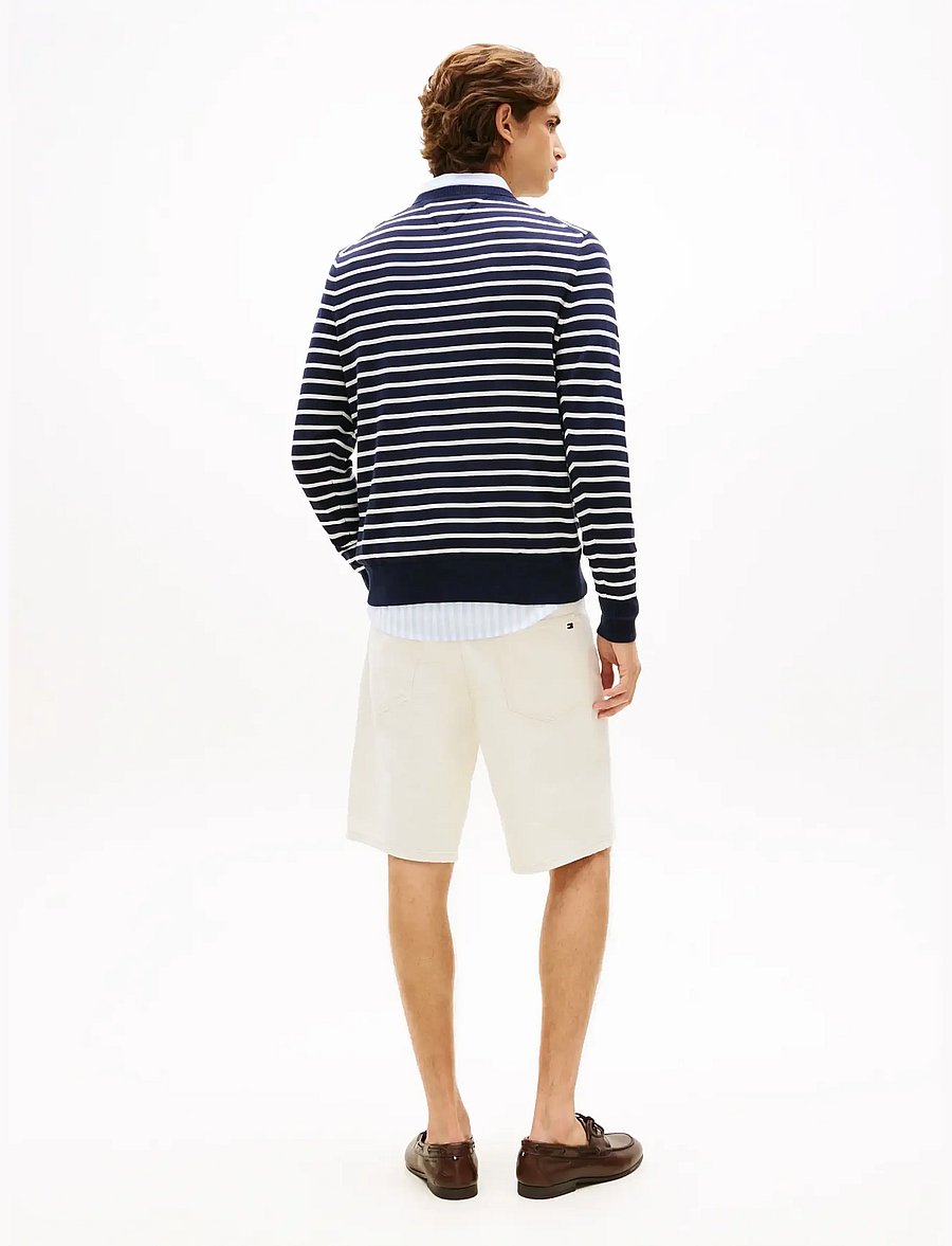 Tommy Hilfiger - ESSENTIAL SSNL COTTON CREW NECK - rundhals - desert sky ivory petal - 2
