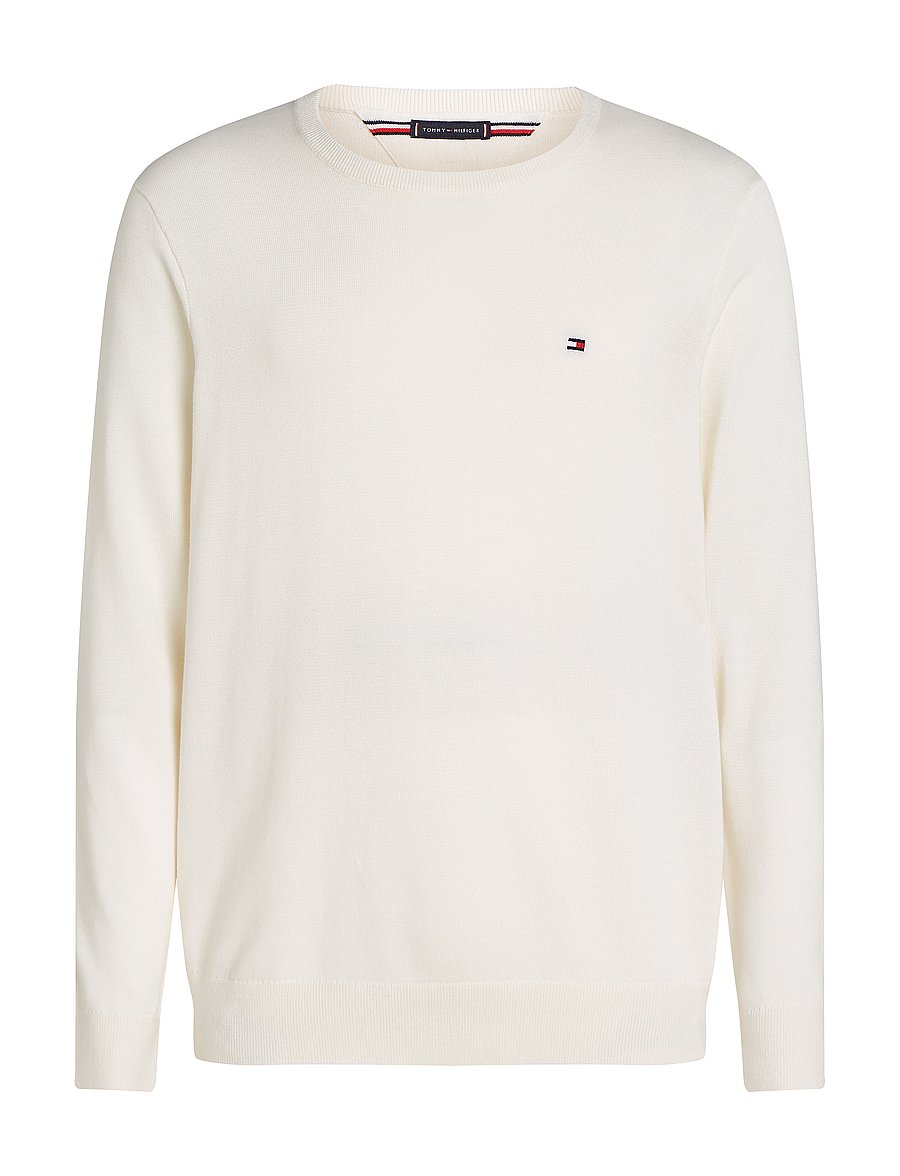 Tommy Hilfiger - ESSENTIAL SSNL COTTON CREW NECK - rundhals - ivory petal - 1