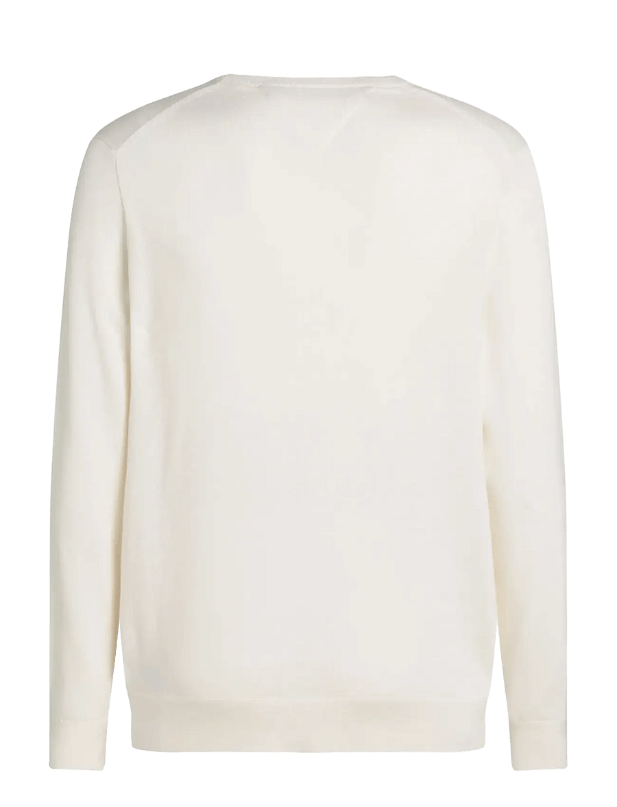 Tommy Hilfiger - ESSENTIAL SSNL COTTON CREW NECK - rundhals - ivory petal - 2