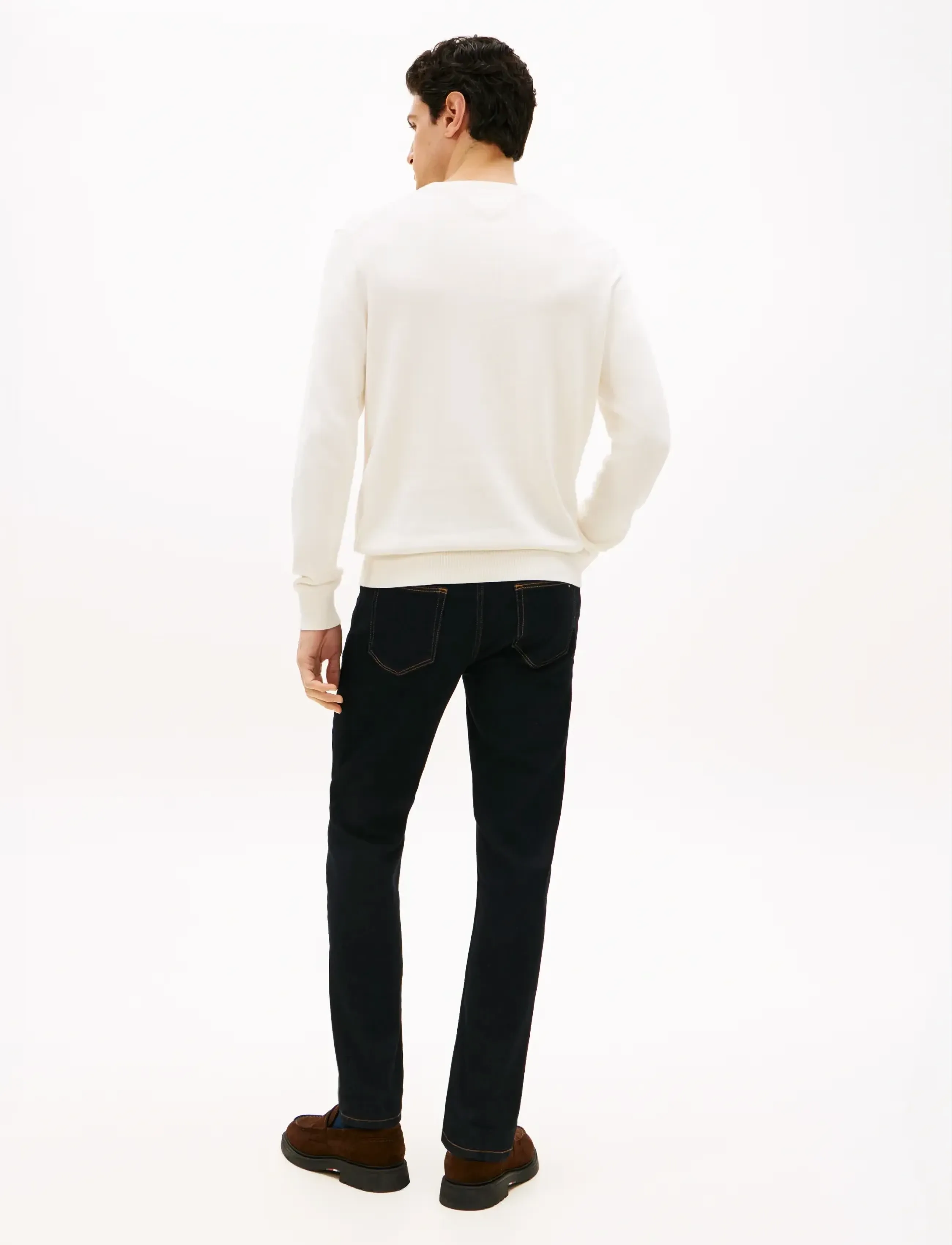 Tommy Hilfiger - ESSENTIAL SSNL COTTON CREW NECK - round necks - ivory petal - 3