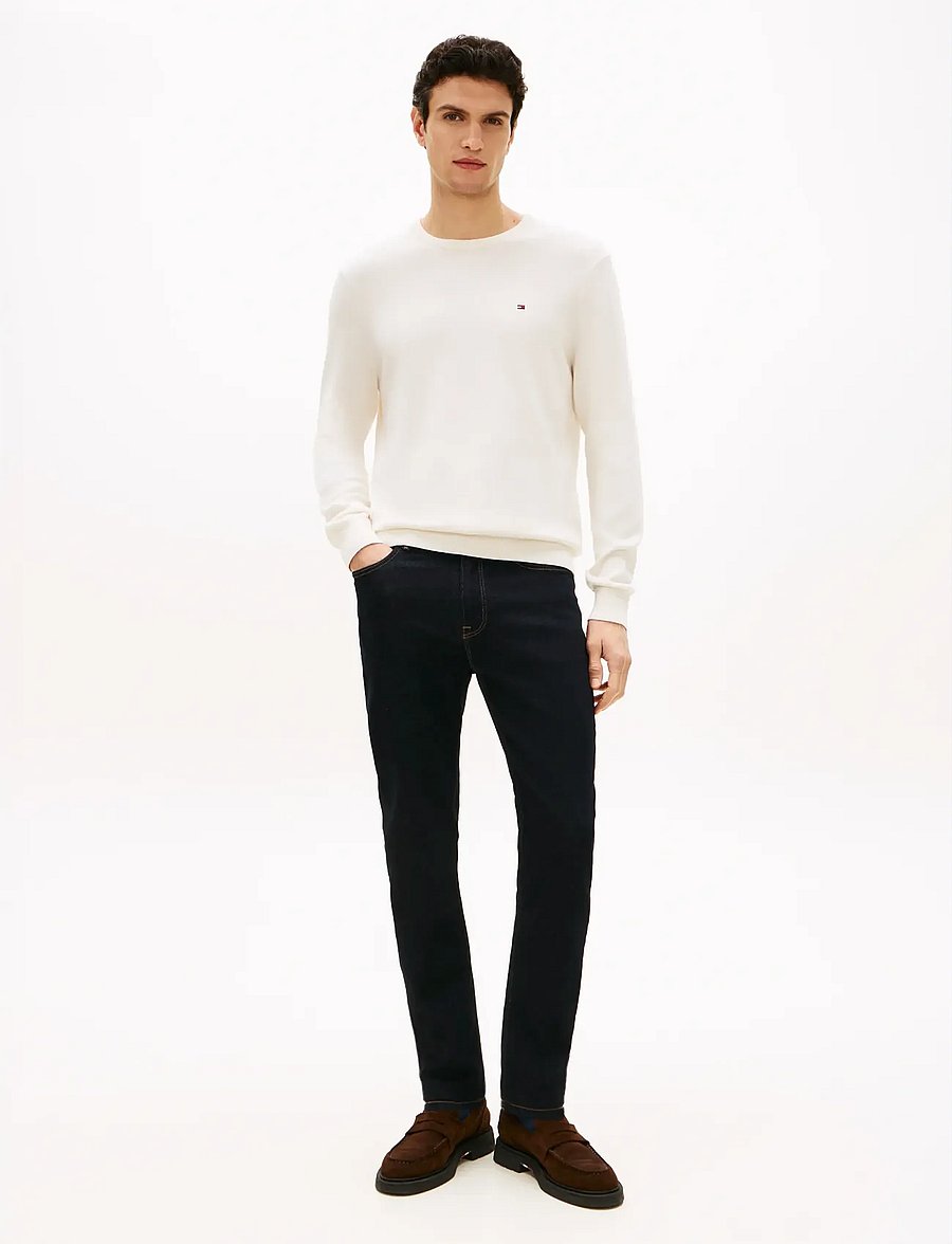 Tommy Hilfiger - ESSENTIAL SSNL COTTON CREW NECK - rundhals - ivory petal - 4
