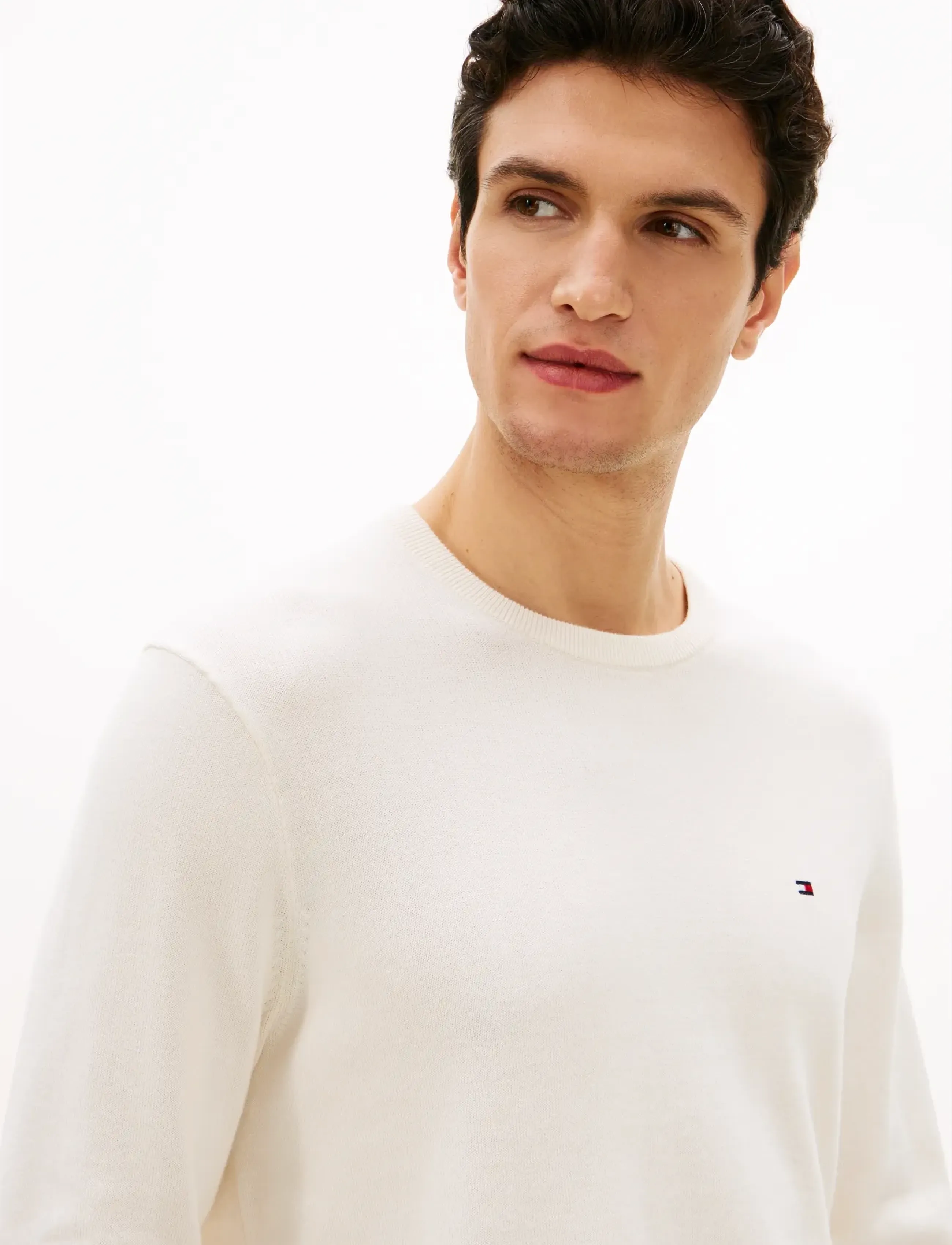 TOMMY HILFIGER Essential Ssnl Cotton Crew Neck långärmade t-shirts herr – bild 5