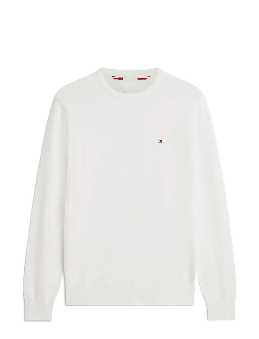 Tommy Hilfiger - ESSENTIAL SSNL COTTON CREW NECK - rundhals - ivory petal - 3