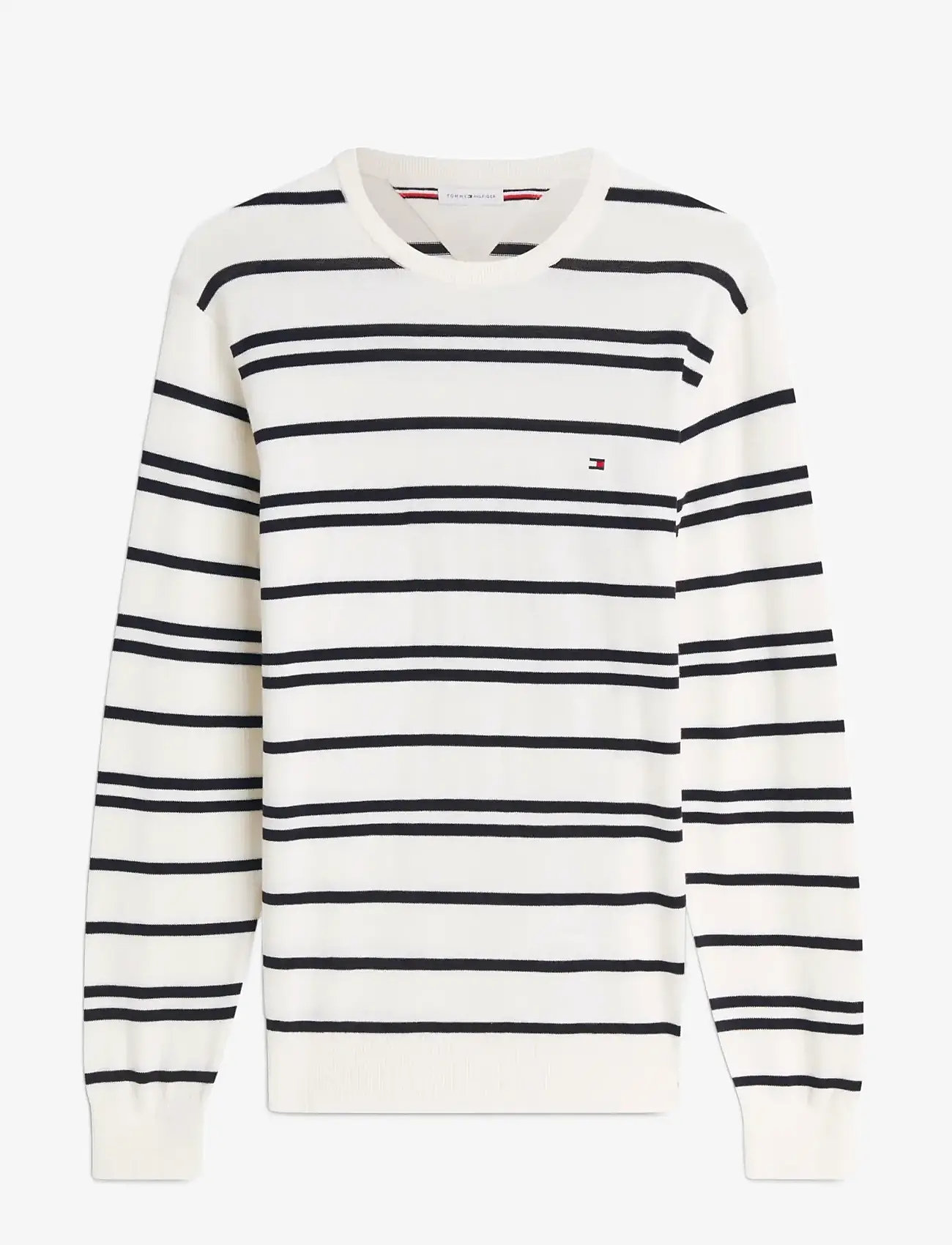 Tommy Hilfiger - ESSENTIAL SSNL COTTON CREW NECK - rund hals - ivory petal  desert sky - 1
