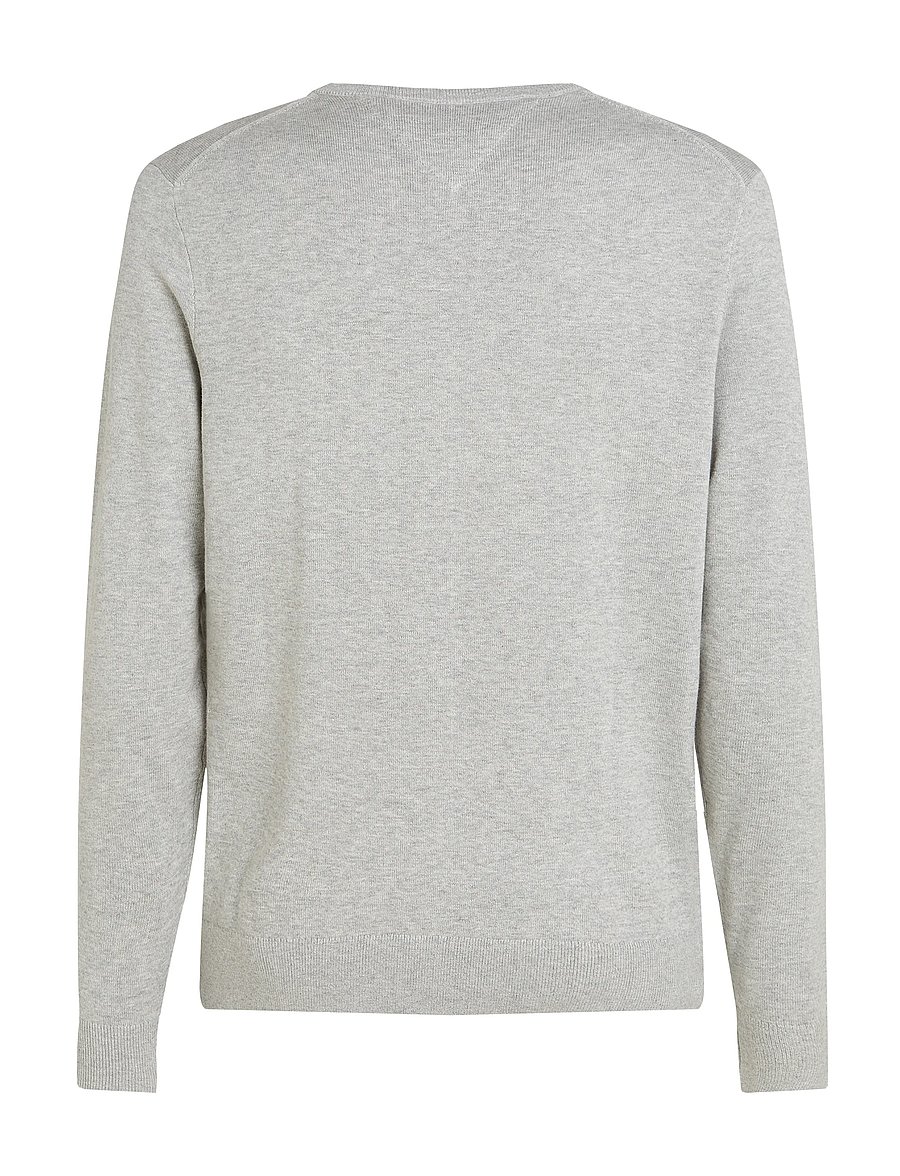 Tommy Hilfiger - ESSENTIAL SSNL COTTON CREW NECK - rundhals - light grey heather - 5