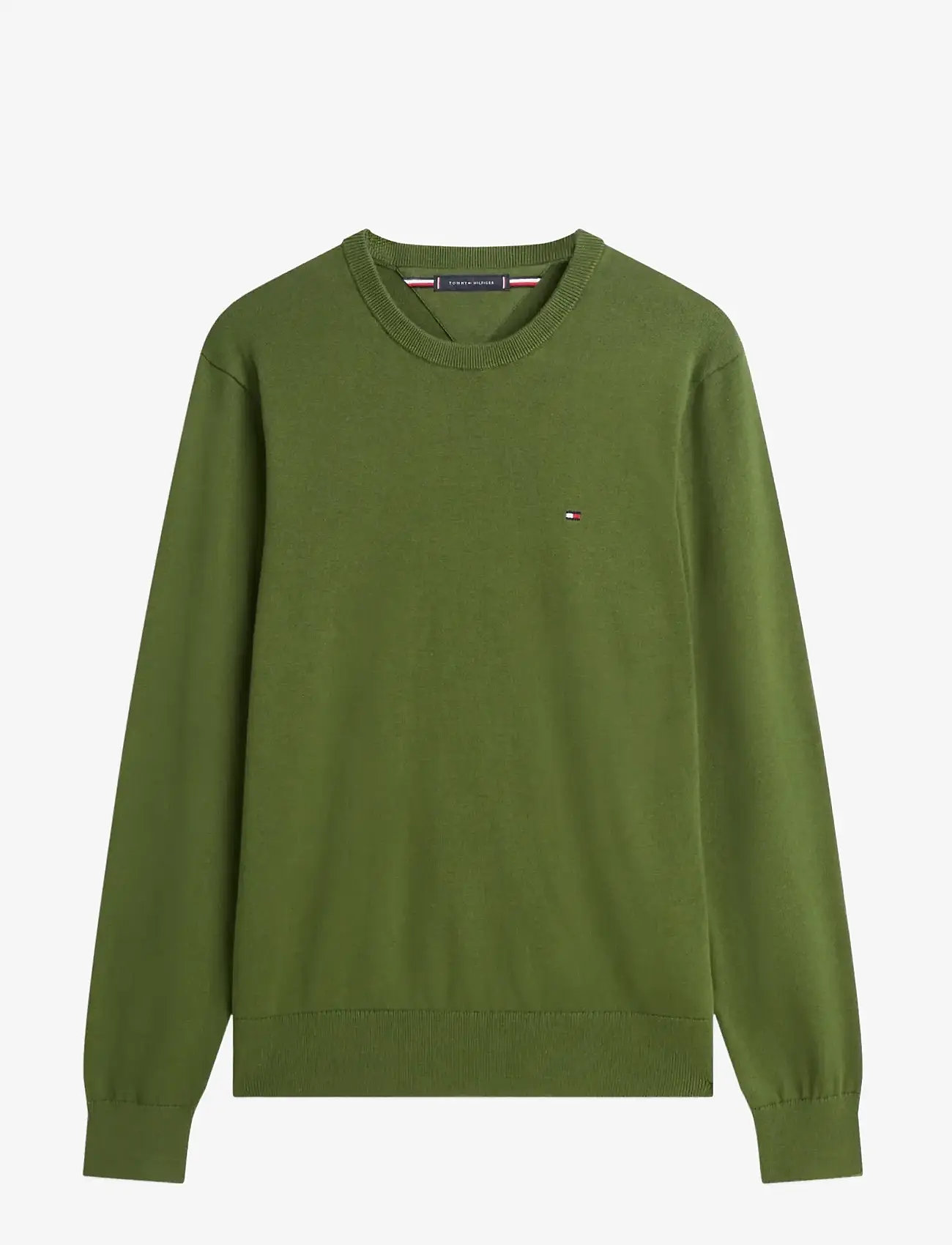 Tommy Hilfiger - ESSENTIAL SSNL COTTON CREW NECK - round necks - mountain pine - 1