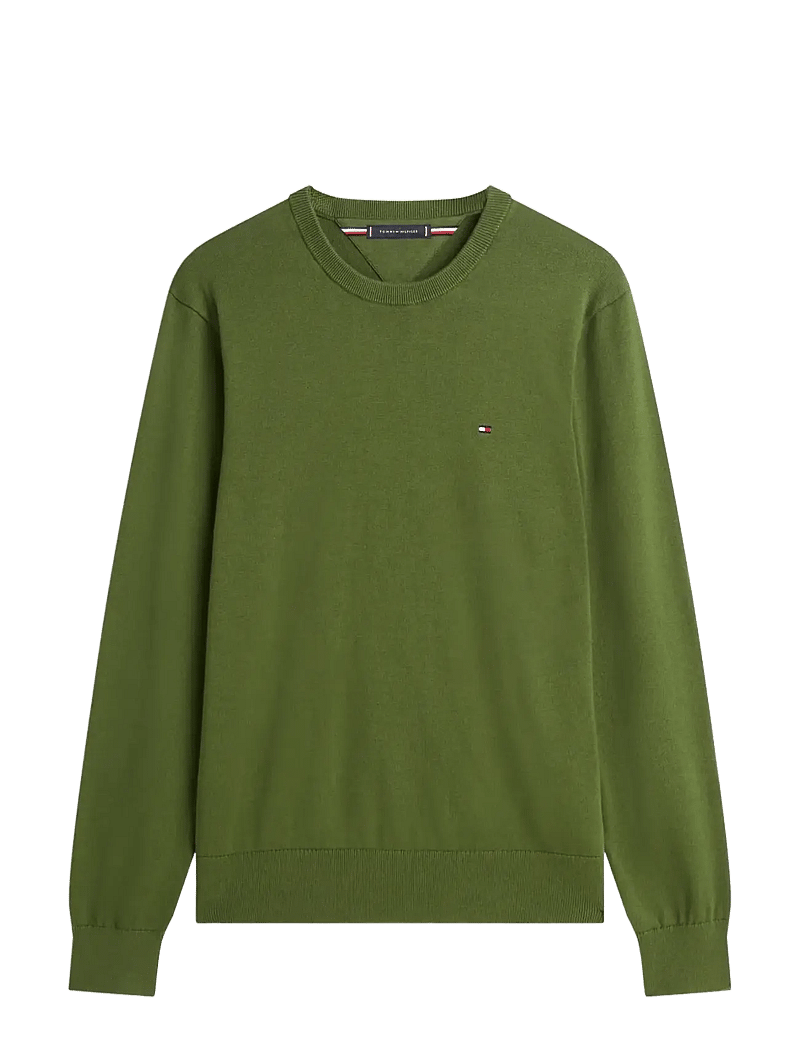 Tommy Hilfiger - ESSENTIAL SSNL COTTON CREW NECK - round necks - mountain pine - 1