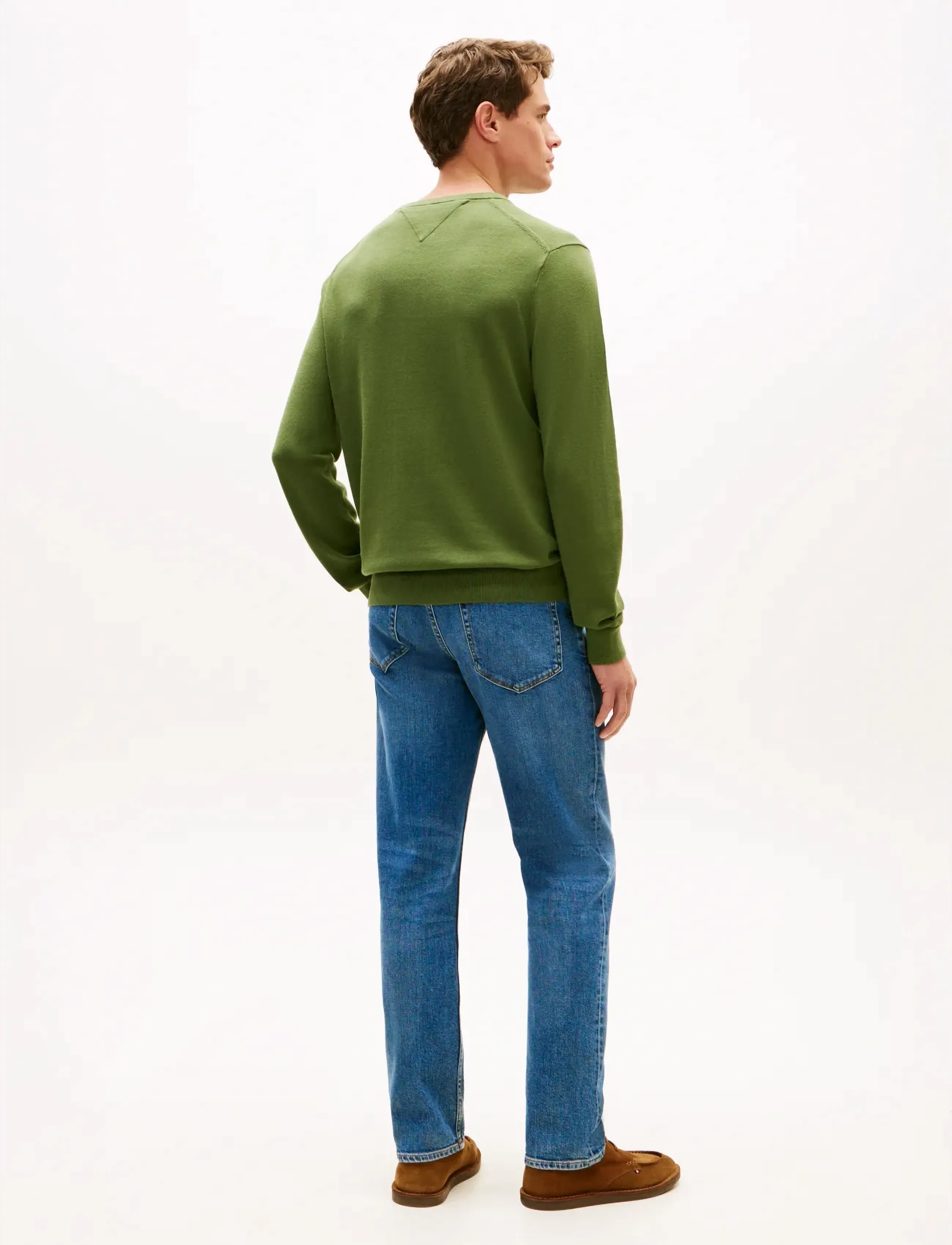 TOMMY HILFIGER Essential Ssnl Cotton Crew Neck långärmade t-shirts herr – bild 3