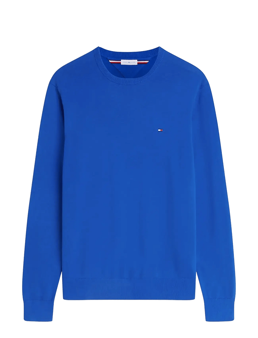 Tommy Hilfiger - ESSENTIAL SSNL COTTON CREW NECK - rundhals - regal blue - 1