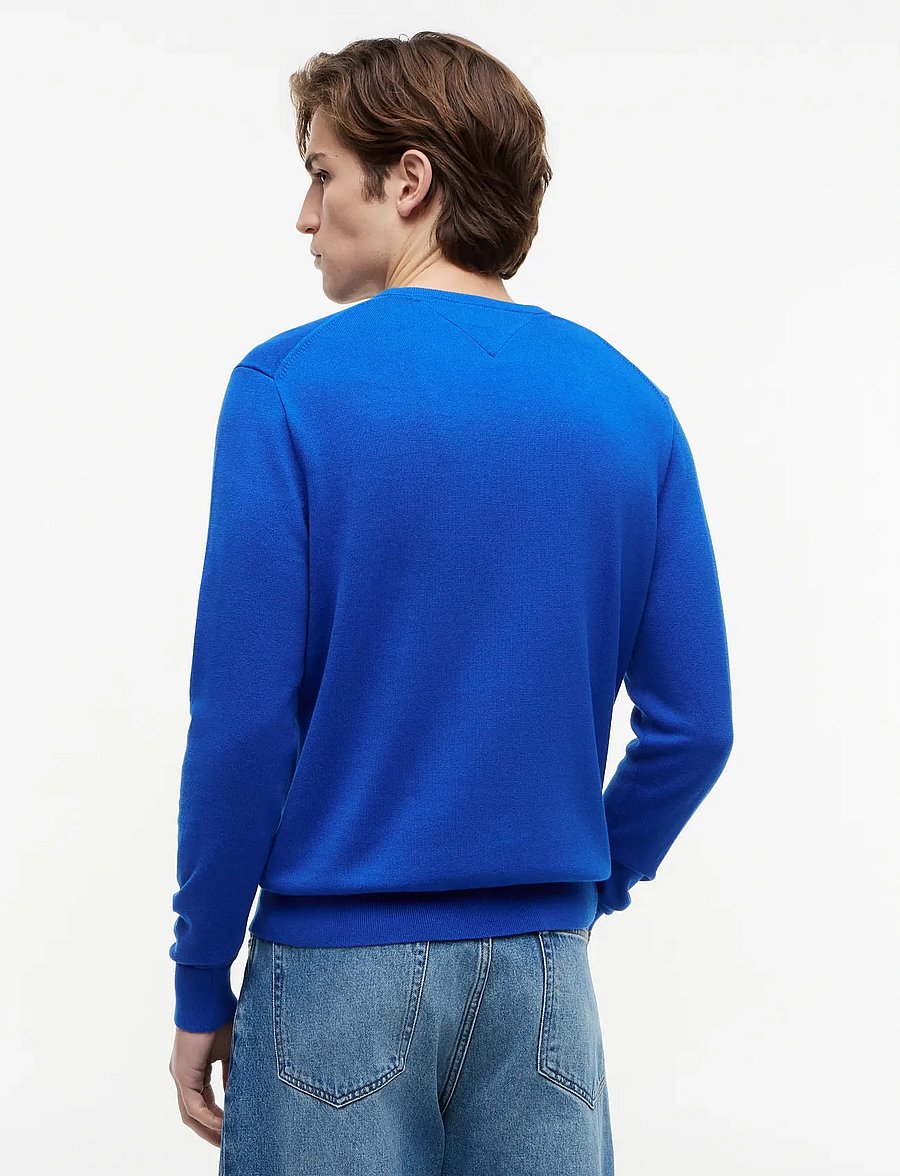 Tommy Hilfiger - ESSENTIAL SSNL COTTON CREW NECK - rundhals - regal blue - 2