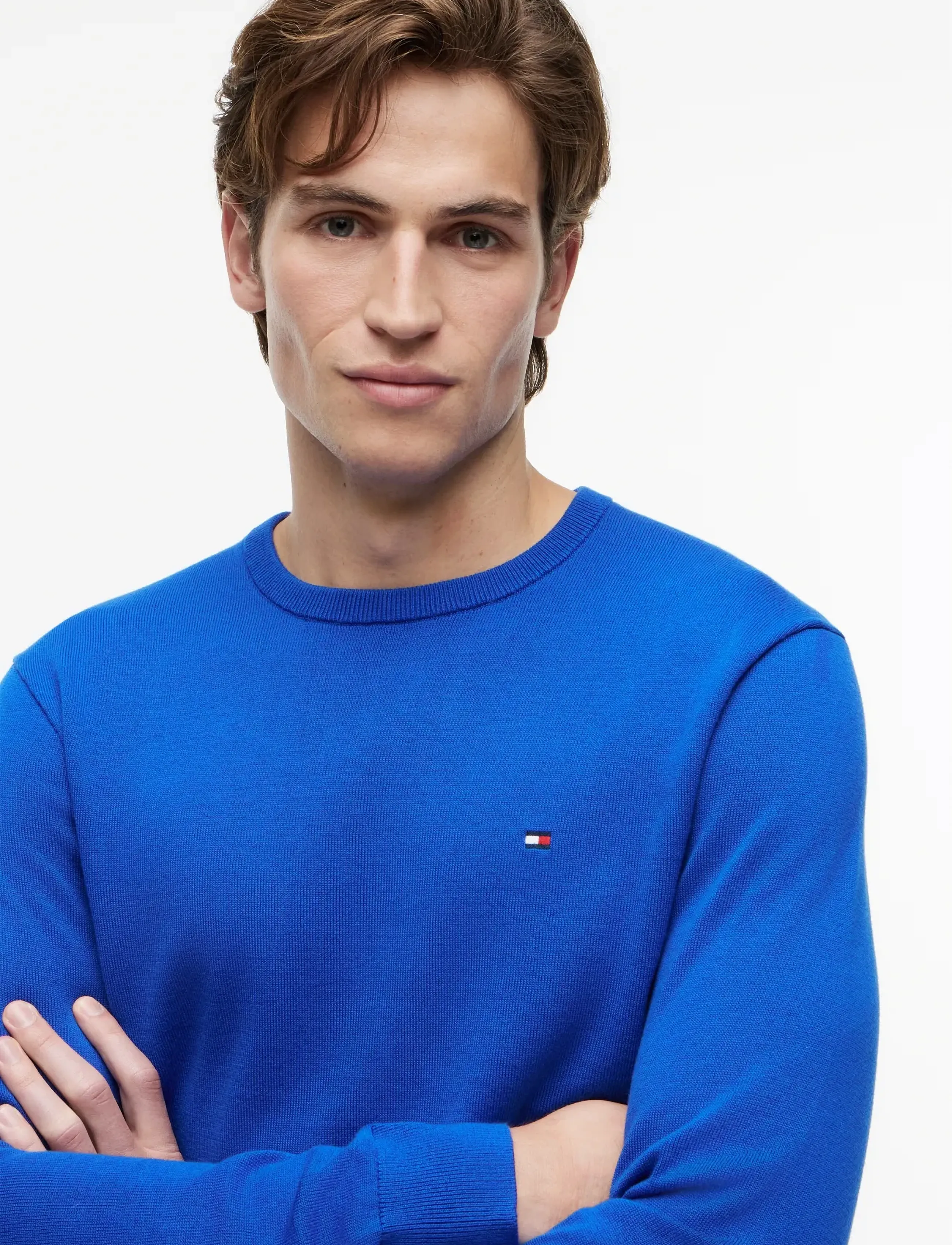 Tommy Hilfiger - ESSENTIAL SSNL COTTON CREW NECK - herbstliche kleidung - regal blue - 3