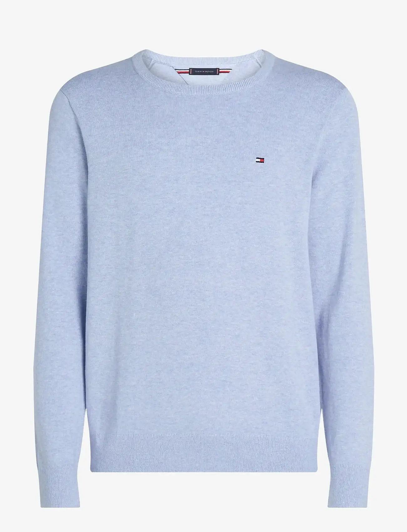 Tommy Hilfiger - ESSENTIAL SSNL COTTON CREW NECK - Ümmarguse kaelusega kudumid - vessel blue heather - 1