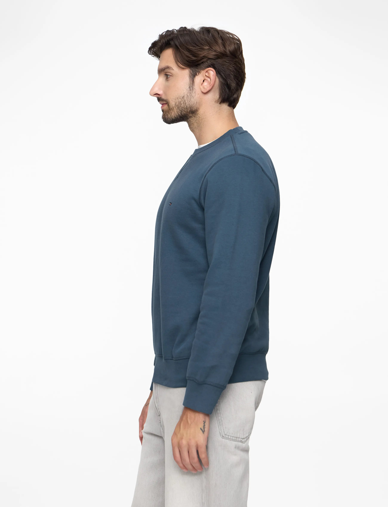 Tommy Hilfiger - ESS SEASONAL FLEECE CREWNECK - shoppa efter tillfälle - aegean sea - 3
