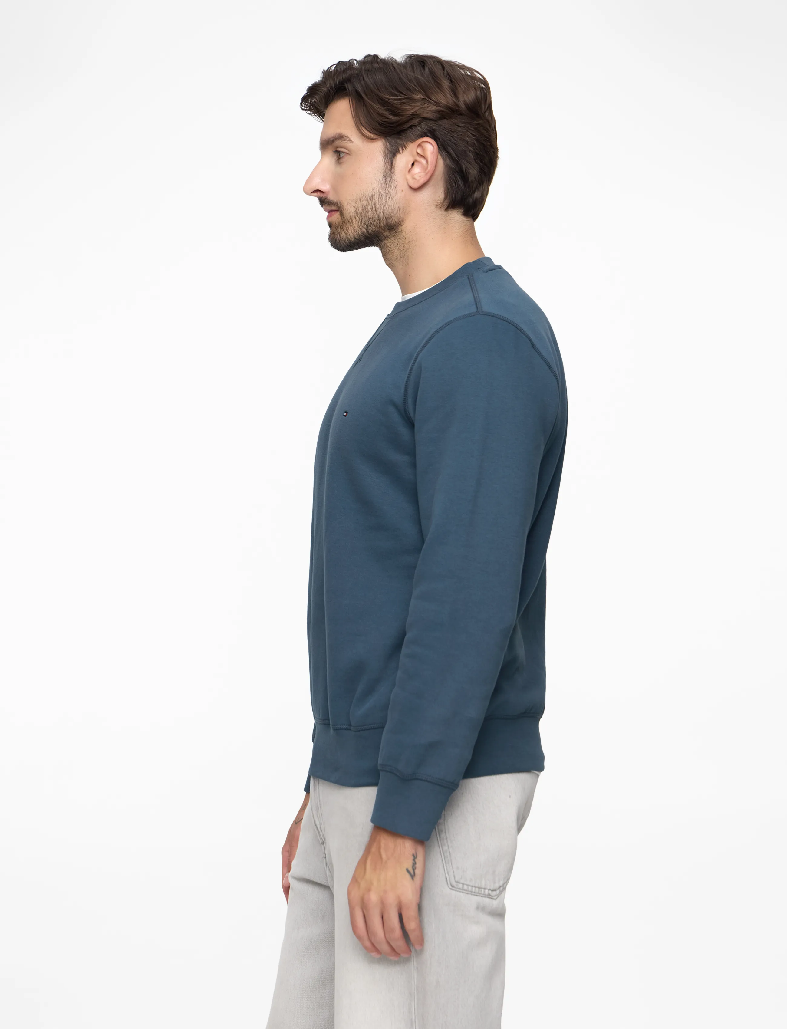 Tommy Hilfiger - ESS SEASONAL FLEECE CREWNECK - sweats - aegean sea - 3