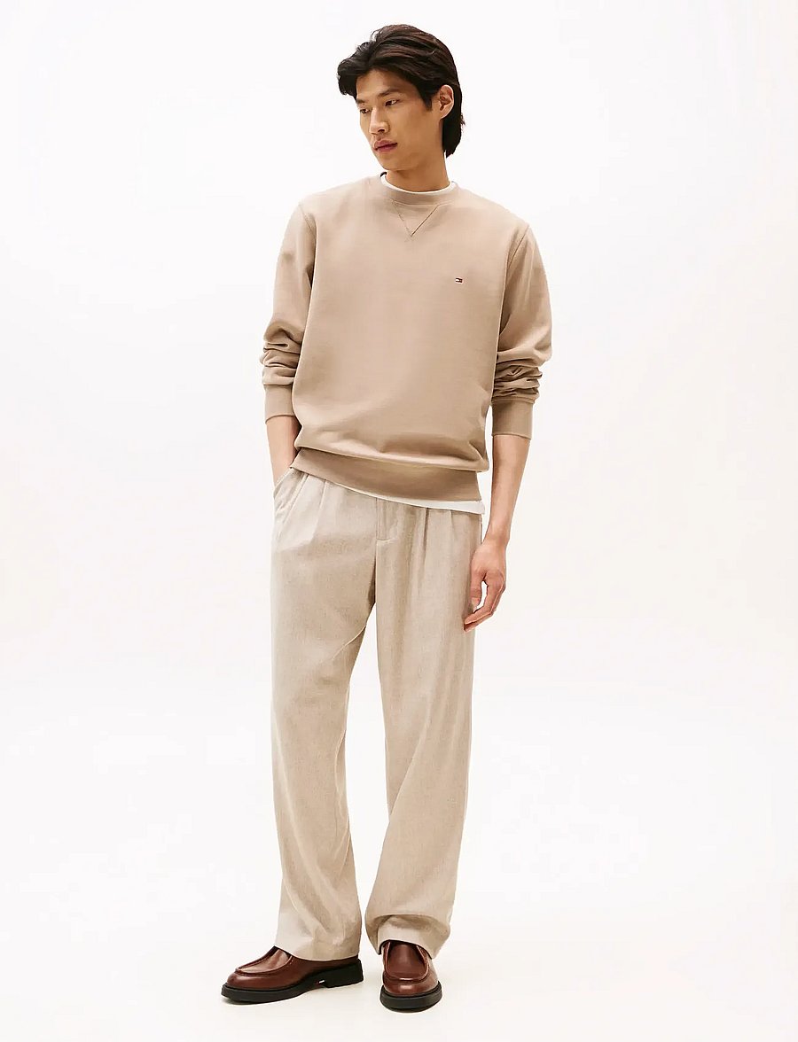 Tommy Hilfiger - ESS SEASONAL FLEECE CREWNECK - shop efter anledning - coastal taupe - 2