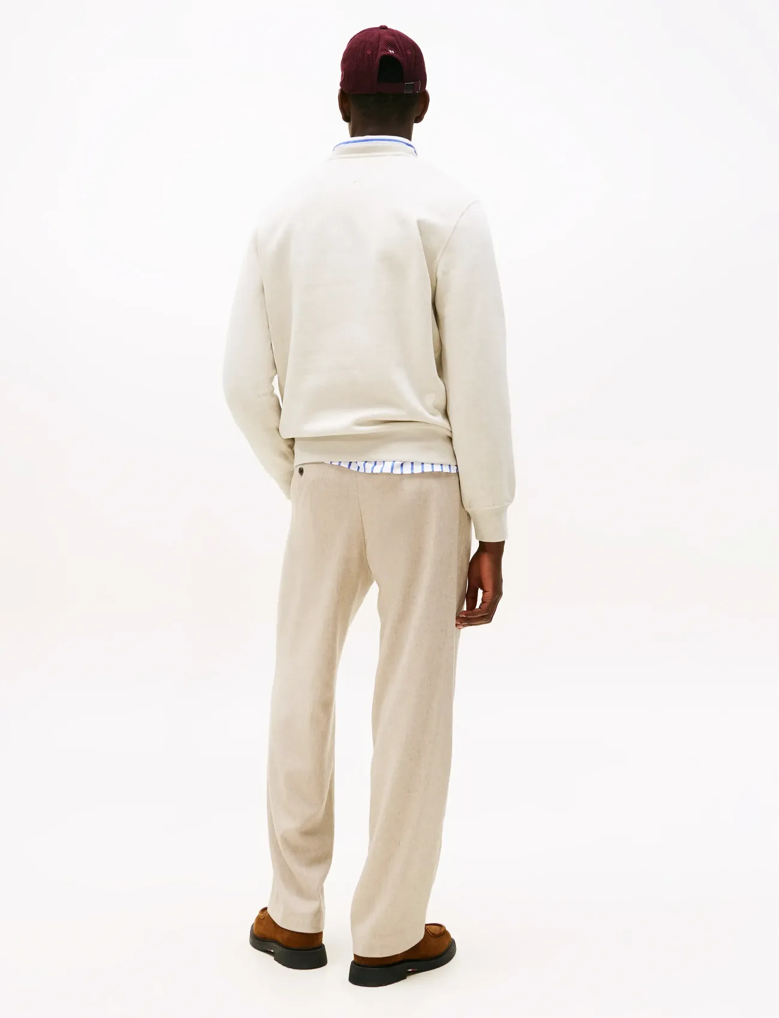 Tommy Hilfiger - ESS SEASONAL FLEECE CREWNECK - sweats - heathered oatmilk - 4