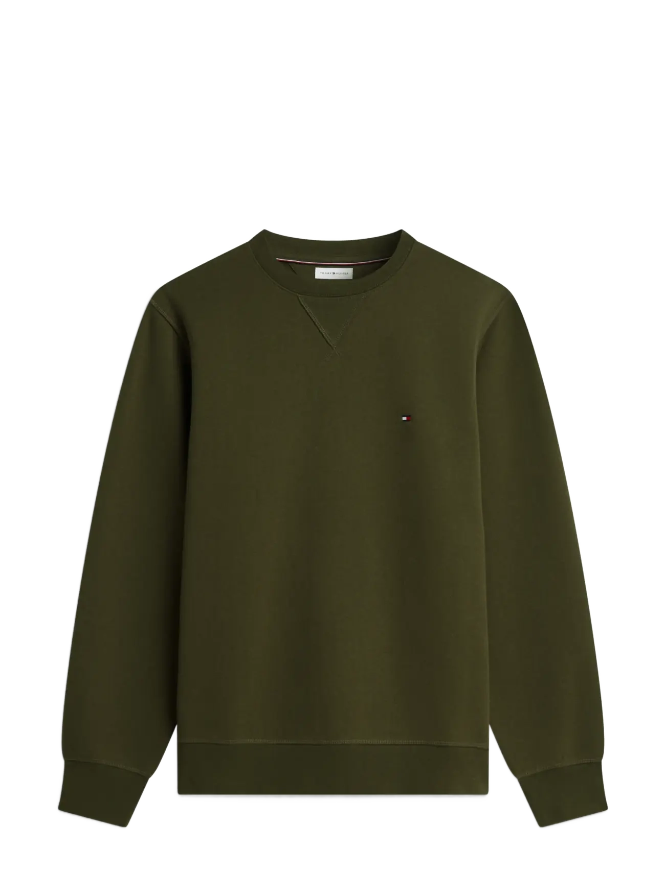 Tommy Hilfiger ESS SEASONAL FLEECE CREWNECK - Rund hals - HUNTSMAN GREEN / green