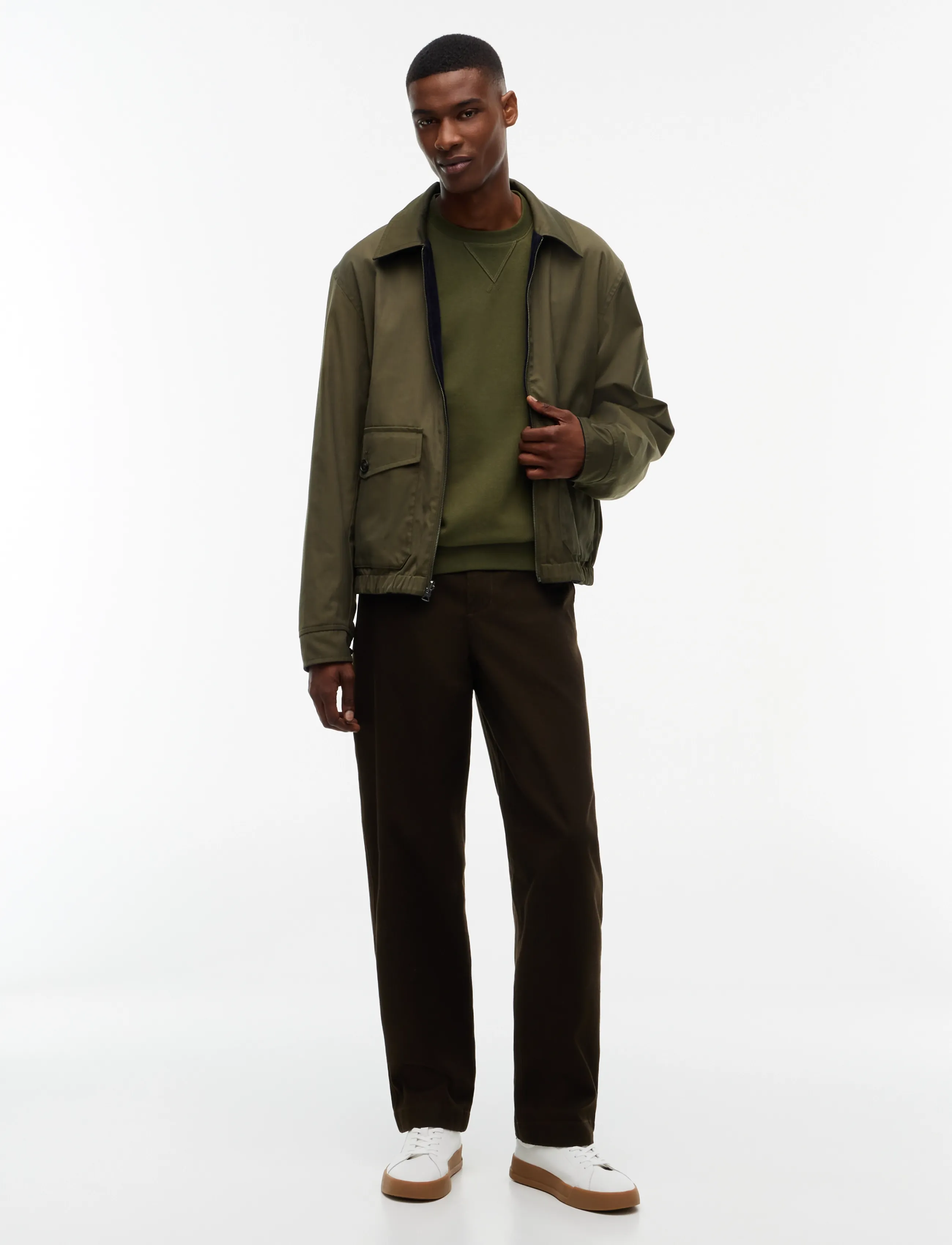Tommy Hilfiger - ESS SEASONAL FLEECE CREWNECK - rund hals - huntsman green - 4