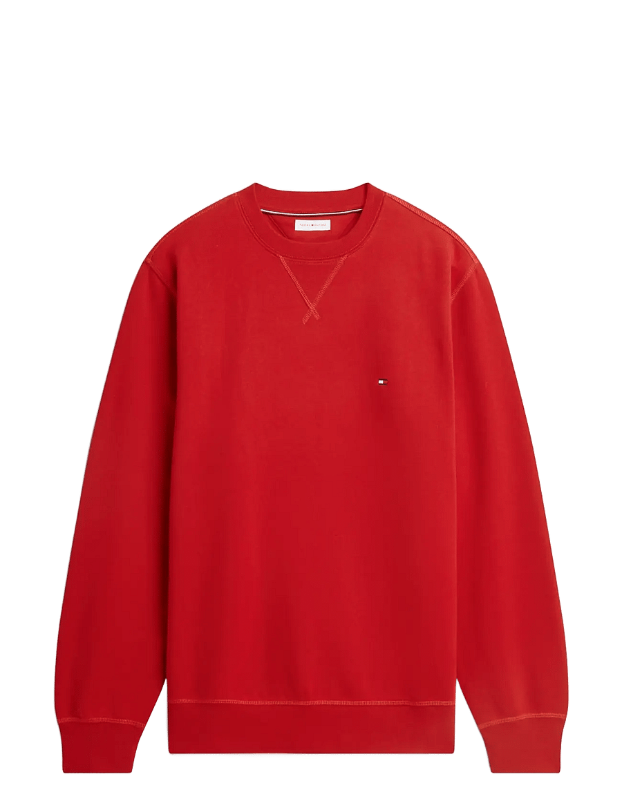 Tommy Hilfiger - ESS SEASONAL FLEECE CREWNECK - rundhals - medium red - 1