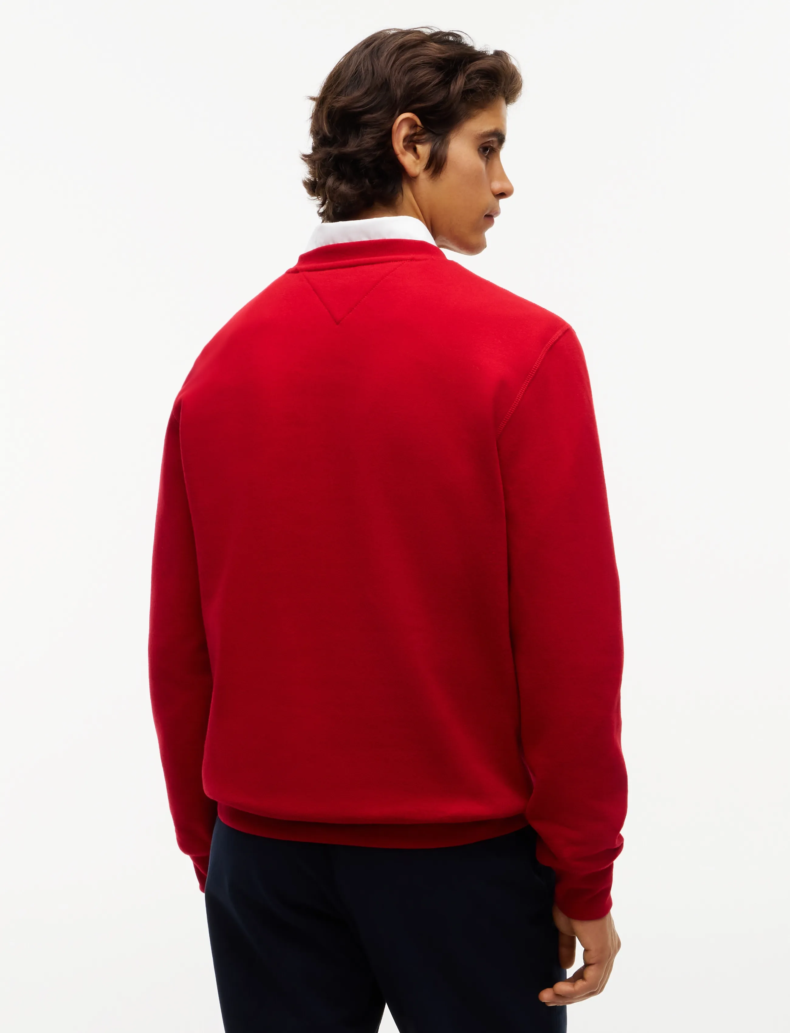 Tommy Hilfiger - ESS SEASONAL FLEECE CREWNECK - rundhals - medium red - 2