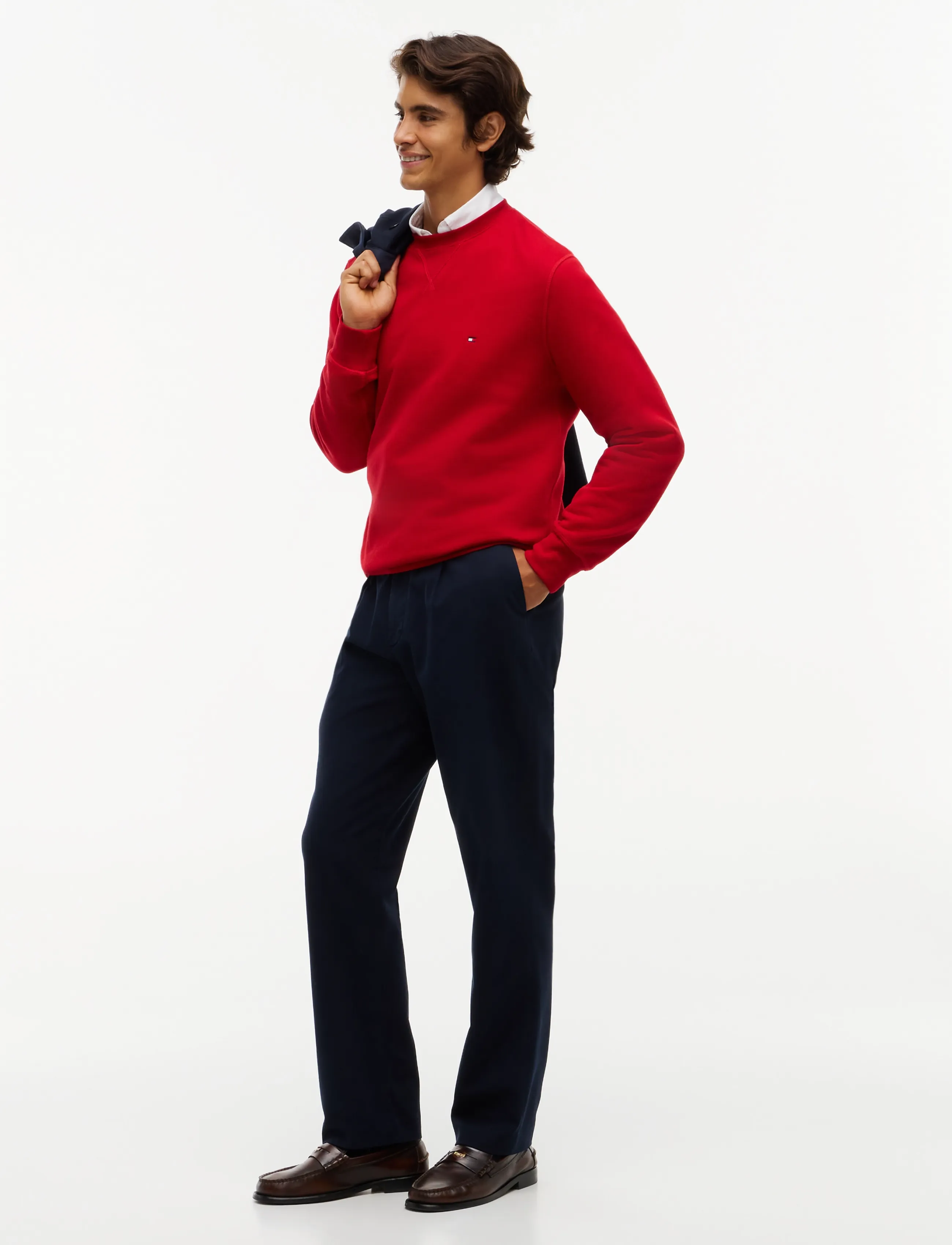 Tommy Hilfiger - ESS SEASONAL FLEECE CREWNECK - rundhals - medium red - 4