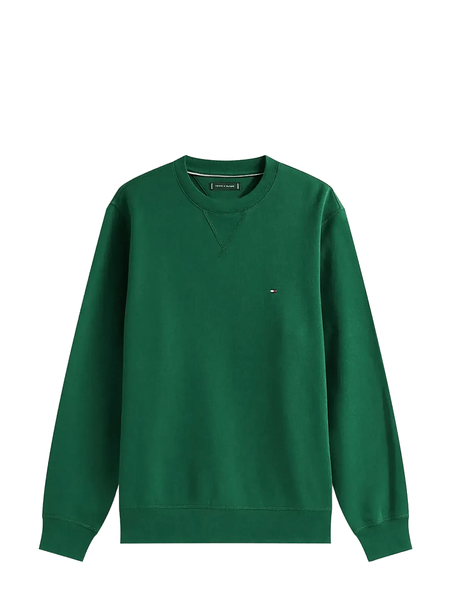Tommy Hilfiger - ESS SEASONAL FLEECE CREWNECK - shop efter anledning - ornamental green - 1