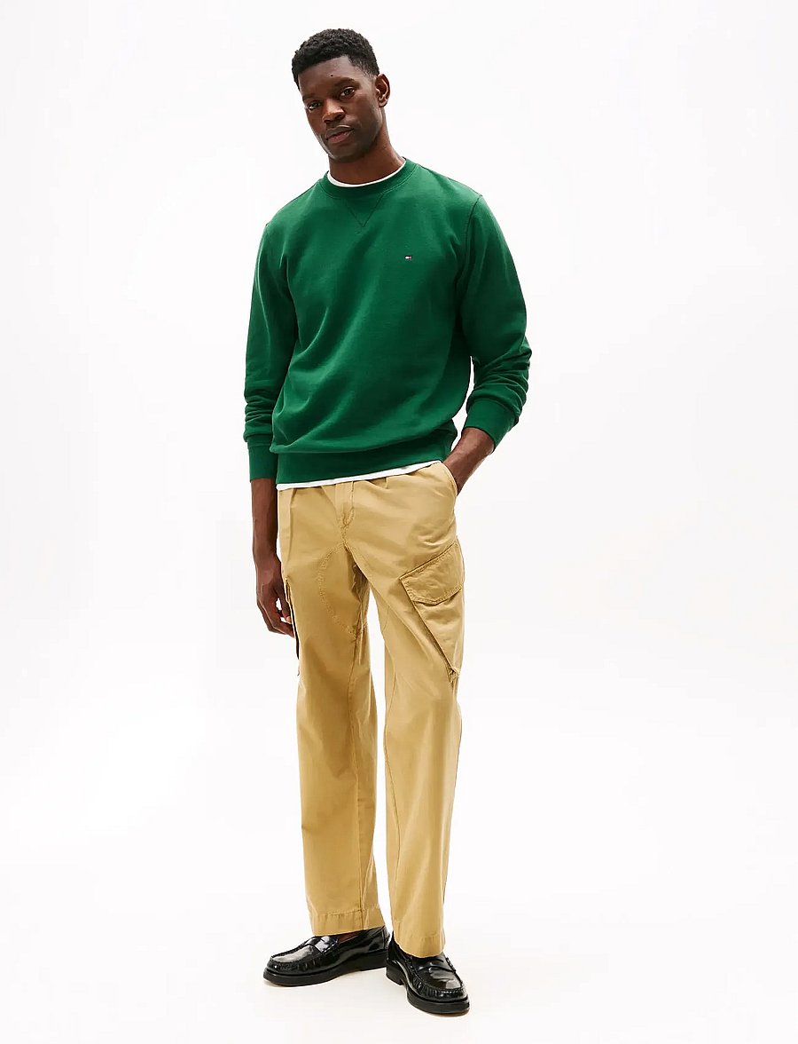 Tommy Hilfiger - ESS SEASONAL FLEECE CREWNECK - shop efter anledning - ornamental green - 2