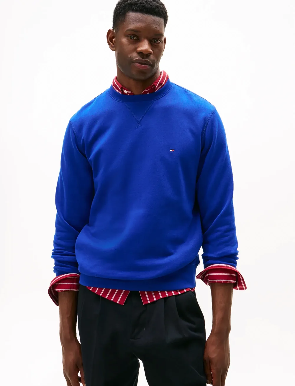 Tommy Hilfiger - ESS SEASONAL FLEECE CREWNECK - nach anlass kaufen - wedge blue - 0