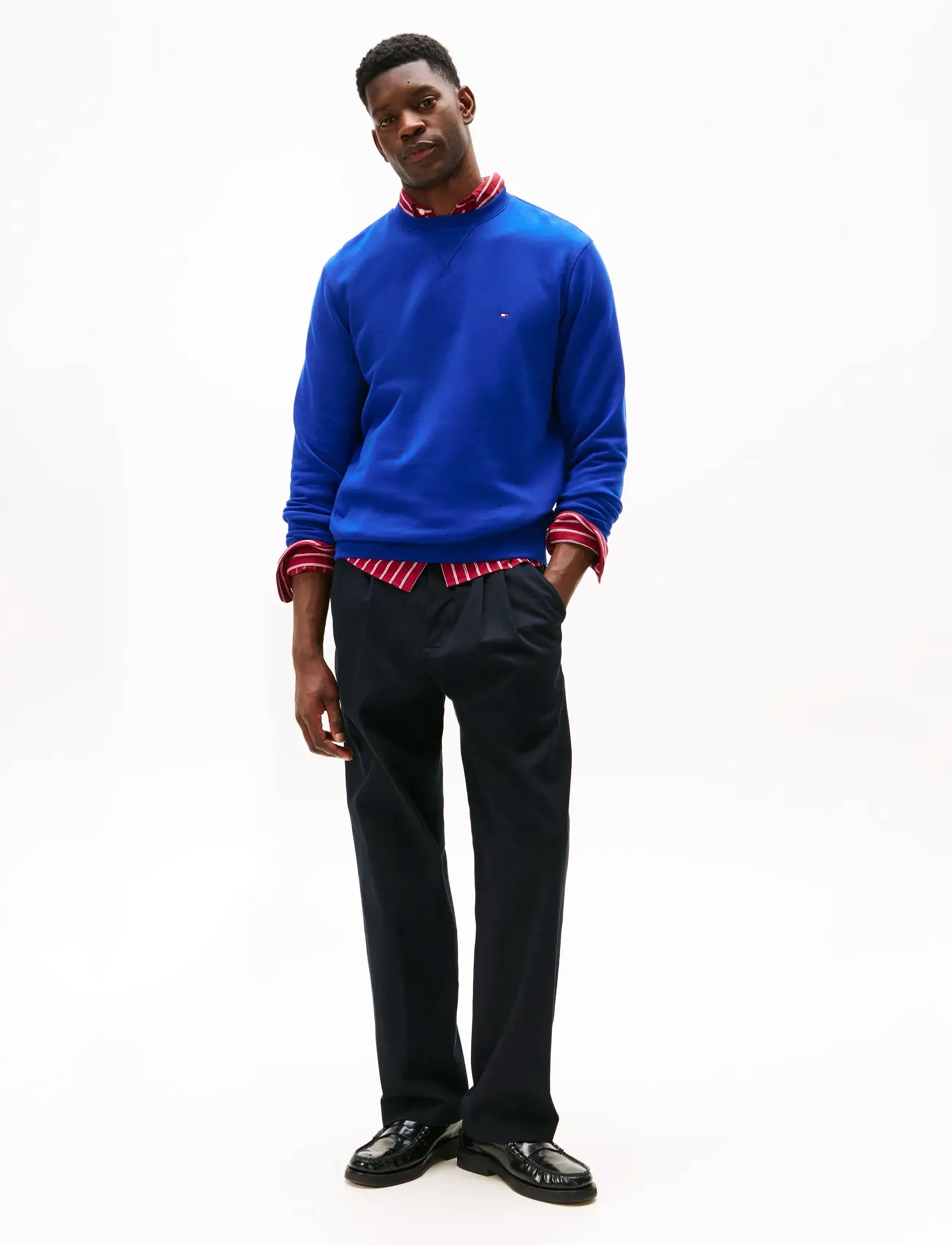 Tommy Hilfiger - ESS SEASONAL FLEECE CREWNECK - shop efter anledning - wedge blue - 3