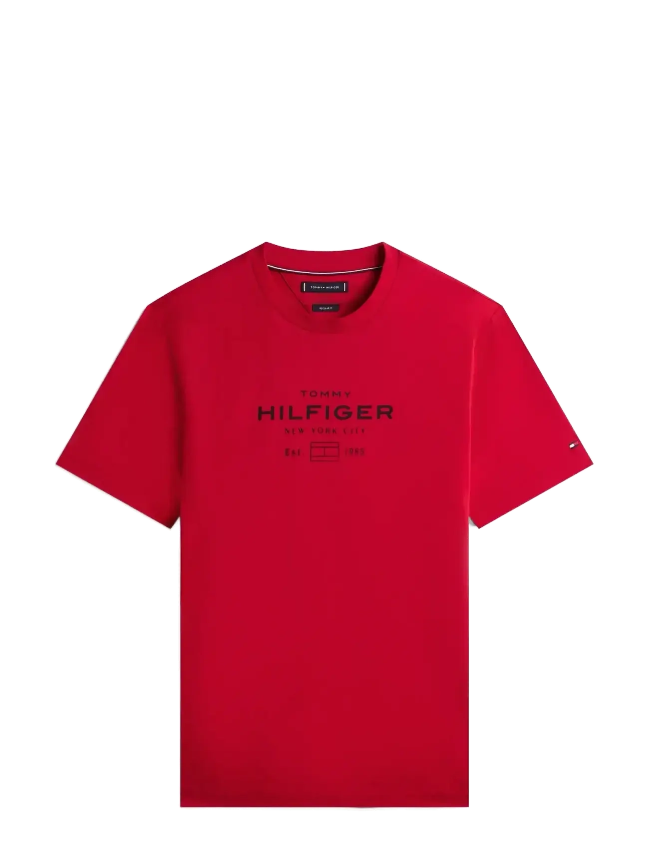 TOMMY HILFIGER Hilfiger Stack Graphic Tee Rot - M - Herren