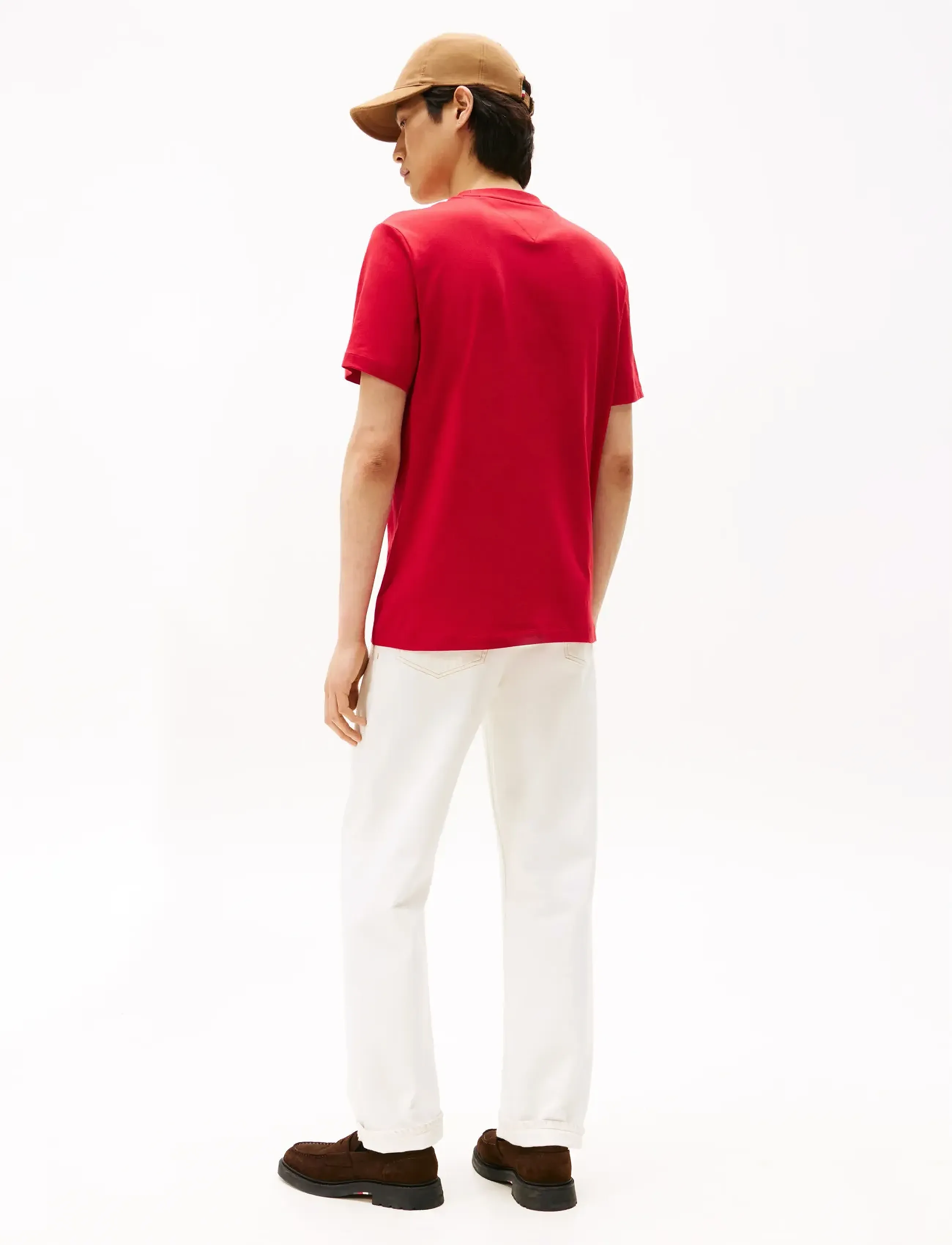 Tommy Hilfiger - HILFIGER STACK GRAPHIC TEE - short-sleeved t-shirts - medium red - 3